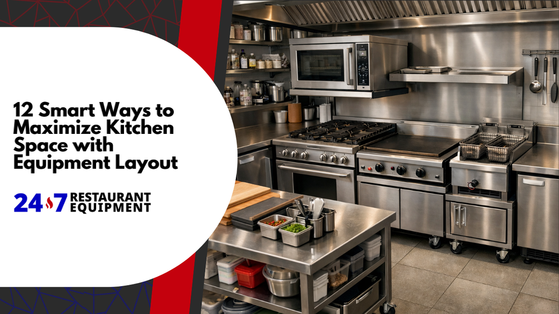 12 Smart Ways to Maximize Kitchen Space with Equipment Layout
