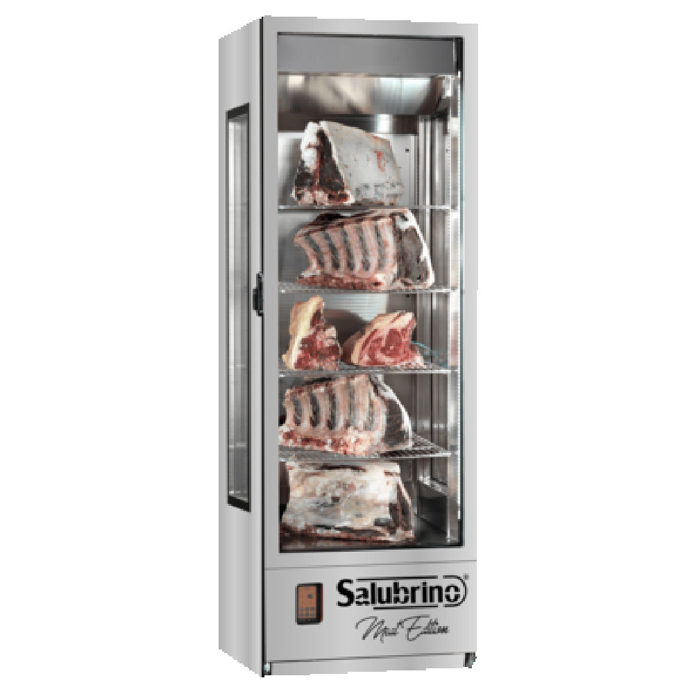 Omcan 47118 26 Inch Preserving and Aging Cabinet Electric with Triple Glass Stainless Steel