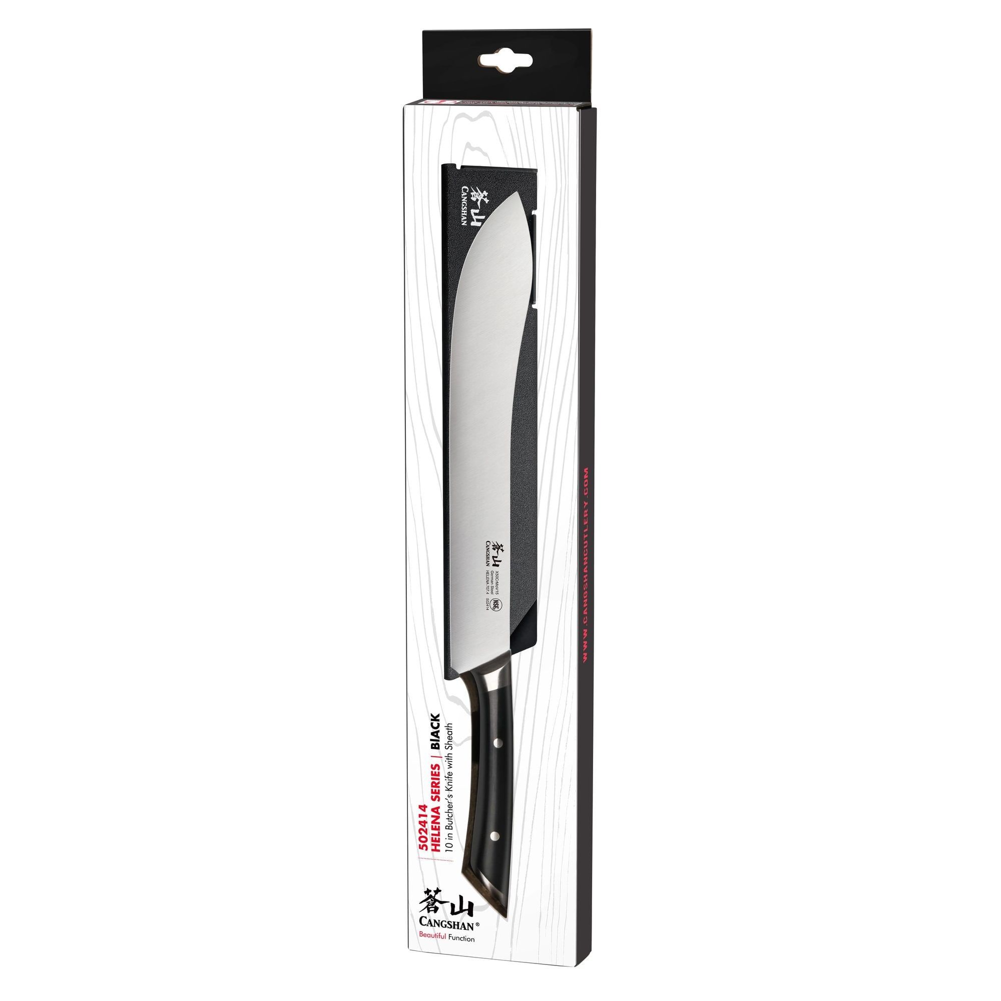 Cangshan 502414 HELENA Series 10-Inch Butcher Knife