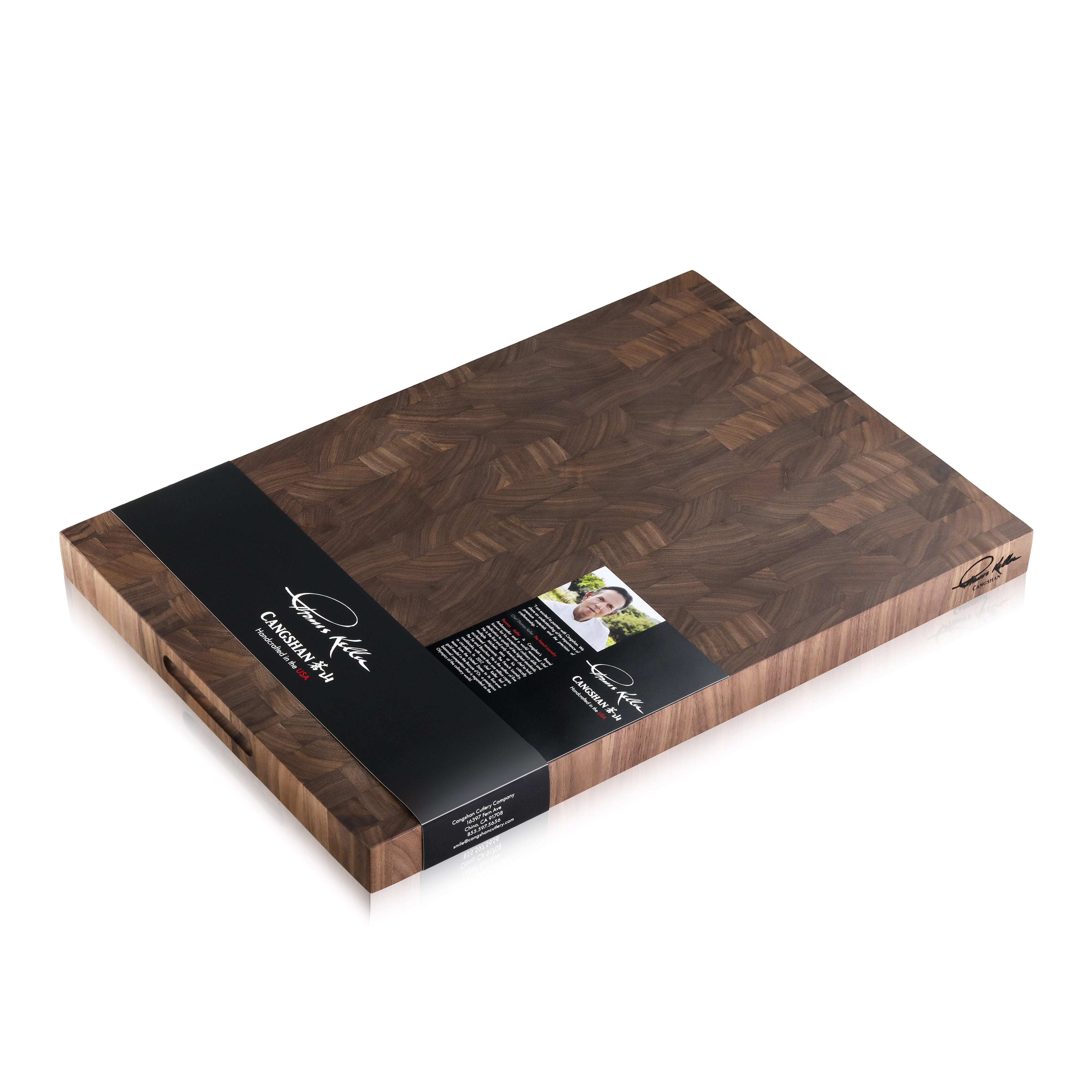Cangshan 1024104 TKSC Walnut End-Grain Cutting Board