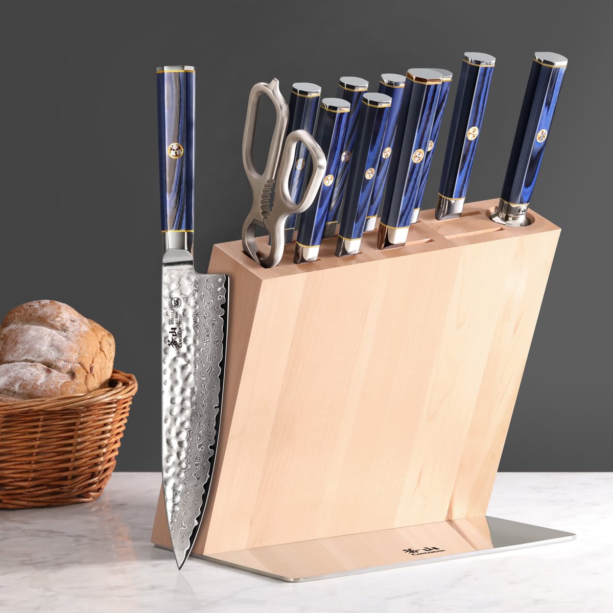 Cangshan 501554 KITA Series 12-Piece HUA Knife Block Set