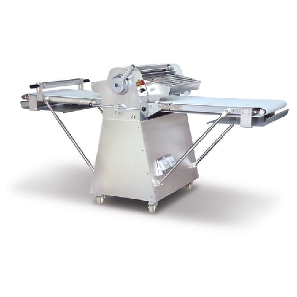 Omcan 44135 108 Inch Dough Sheeter Free Standing Fixed Conveyor Speed