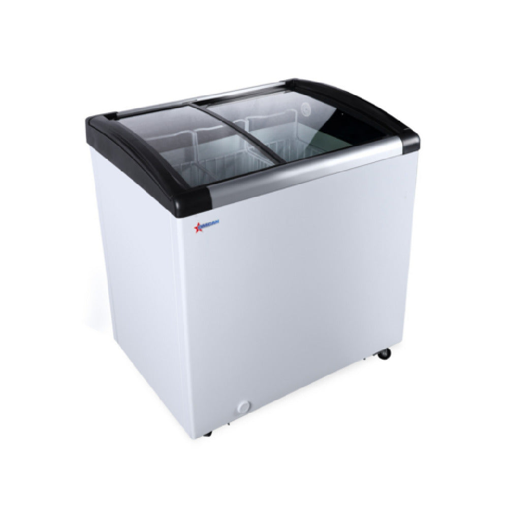 Omcan 47751 30 Inch Ice Cream Freezer 4.1 Cu. Ft. with 2 Sliding Doors
