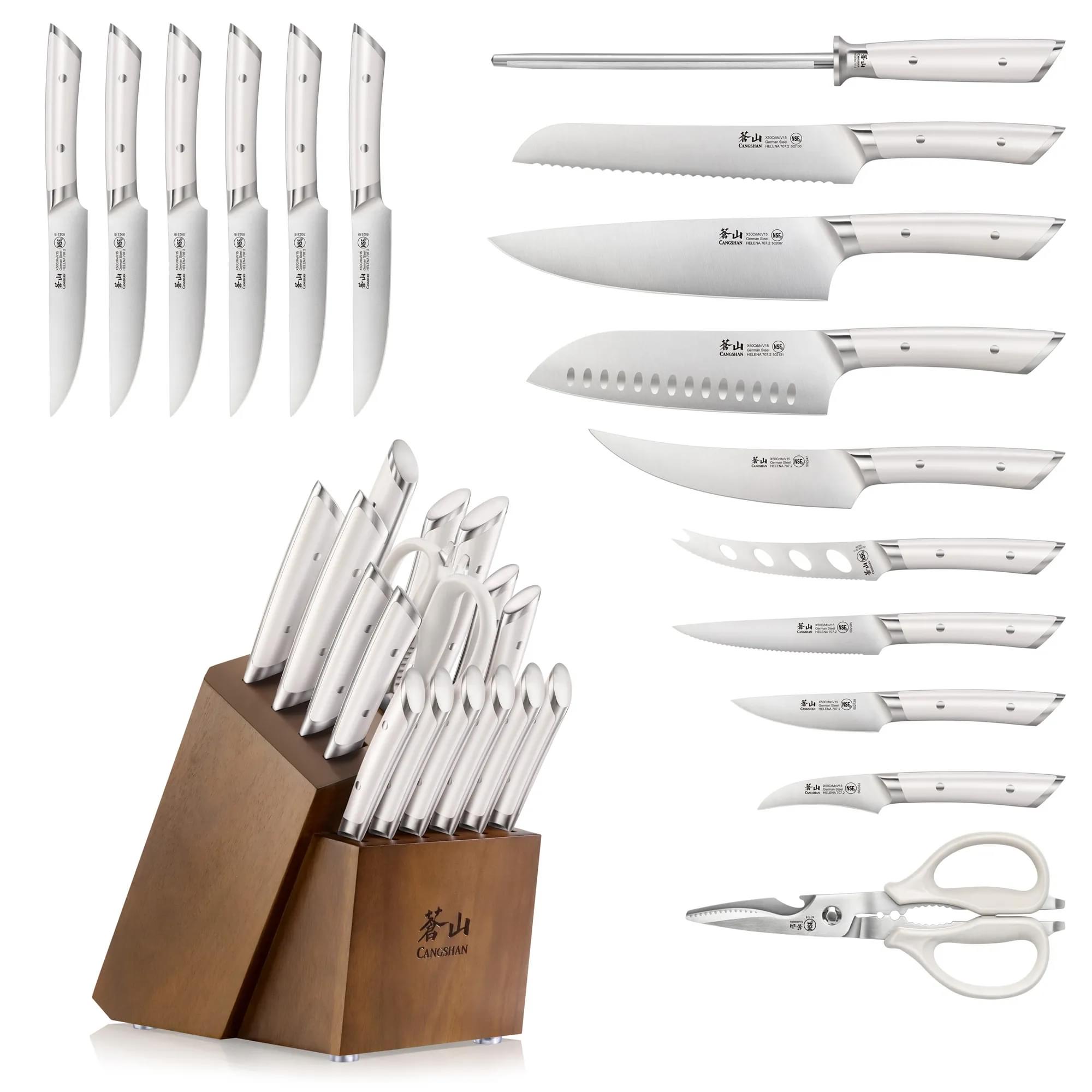 Cangshan 503503 HELENA Series 17-Piece Knife Block Set