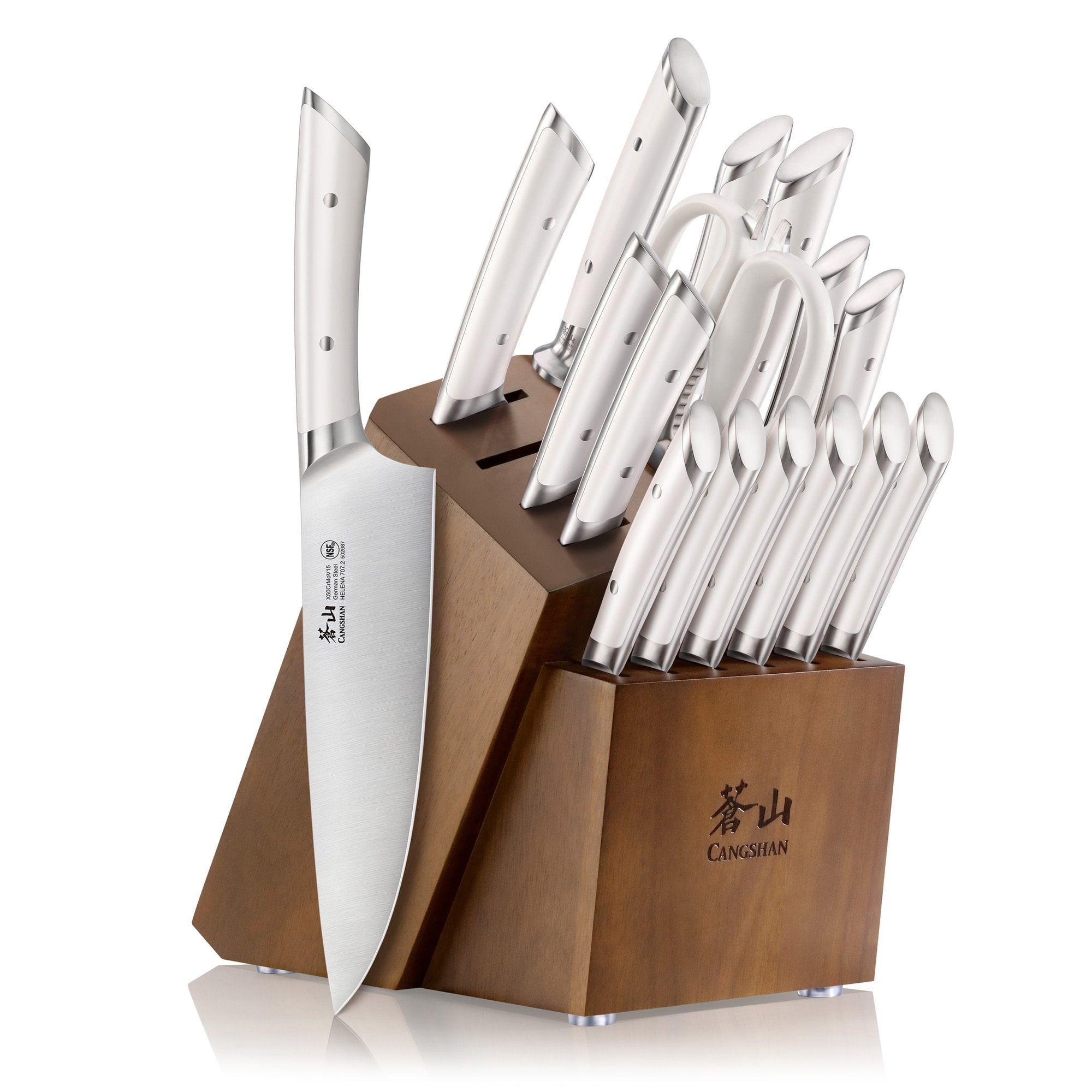 Cangshan 503503 HELENA Series 17-Piece Knife Block Set