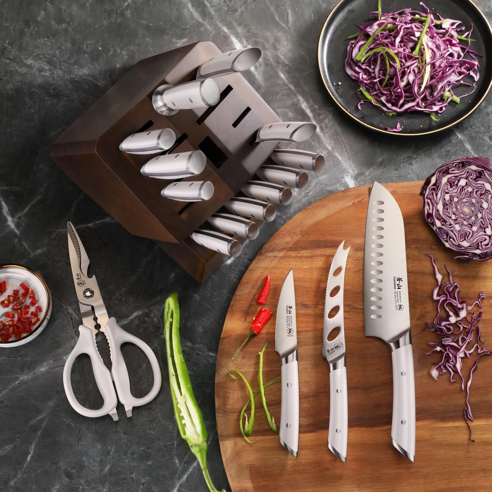 Cangshan 503503 HELENA Series 17-Piece Knife Block Set
