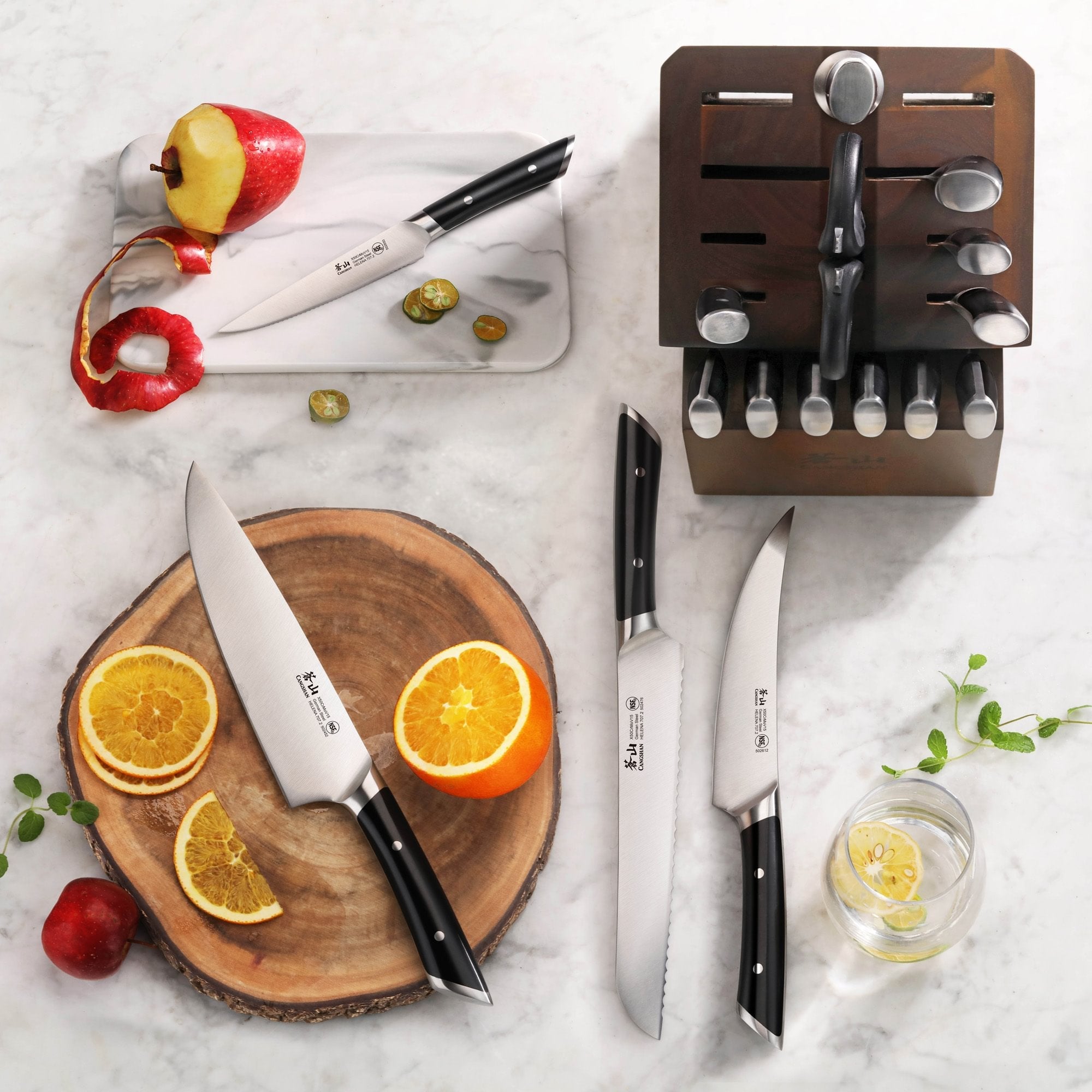 Cangshan 503329 HELENA Series 17-Piece Knife Block Set