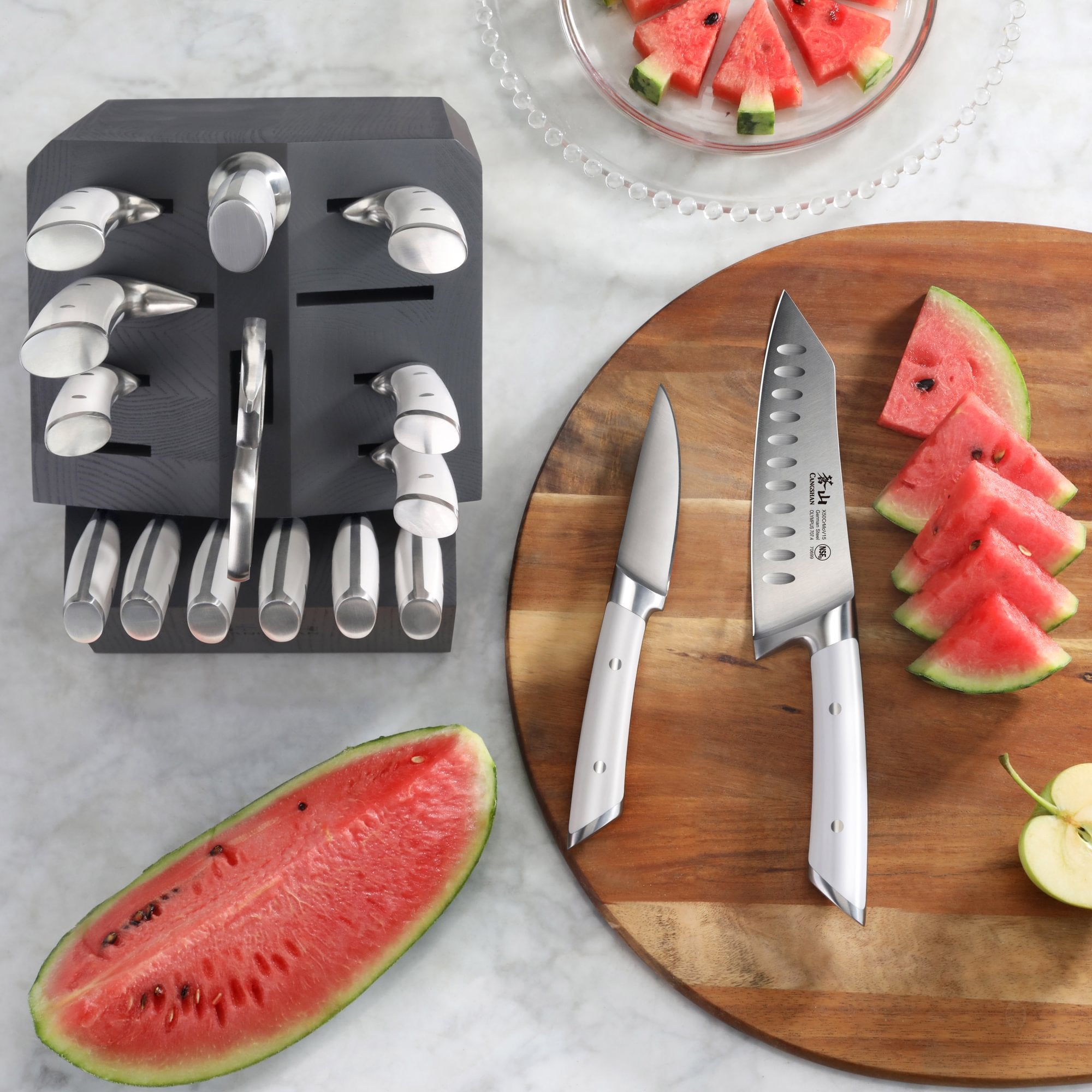Cangshan 504197 OLYMPUS Series 17-Piece Knife Block Set