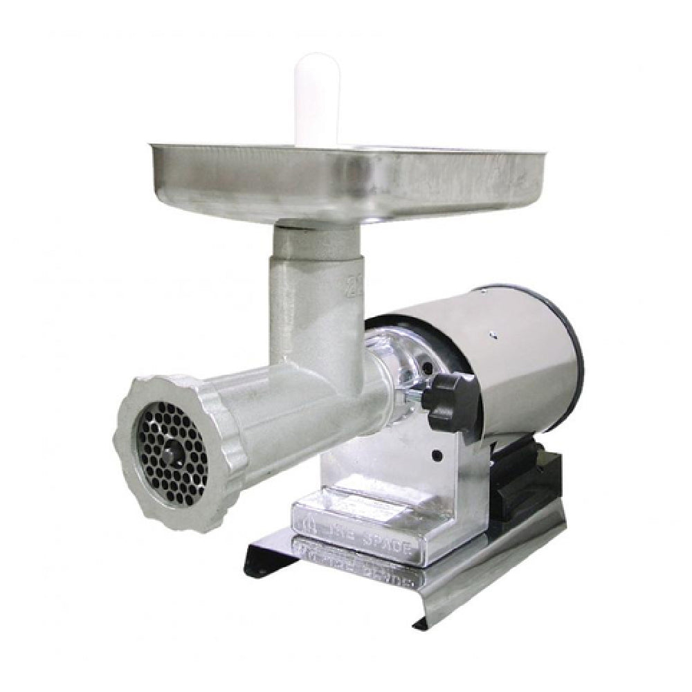 Omcan 41421 9 Inch Electric Meat Grinder Aluminum Moderate Duty #22 Head