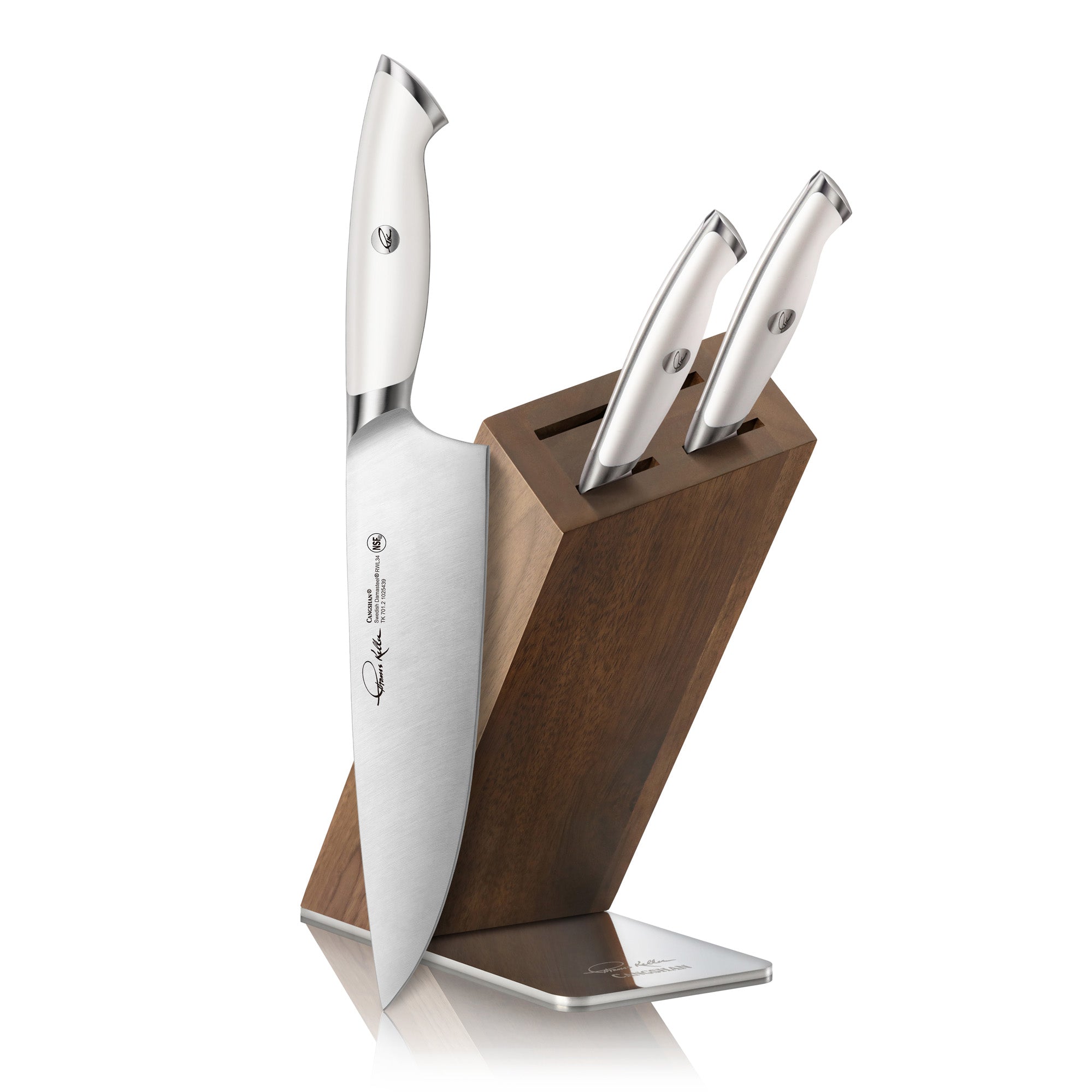 Cangshan 1027334 TKSC 4-Piece Knife Block Set - Black