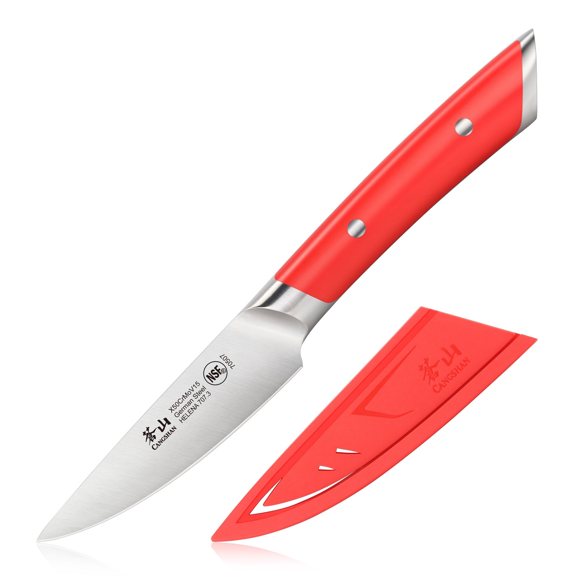 Cangshan 503671 HELENA Series 3.5-Inch Paring Knife - White