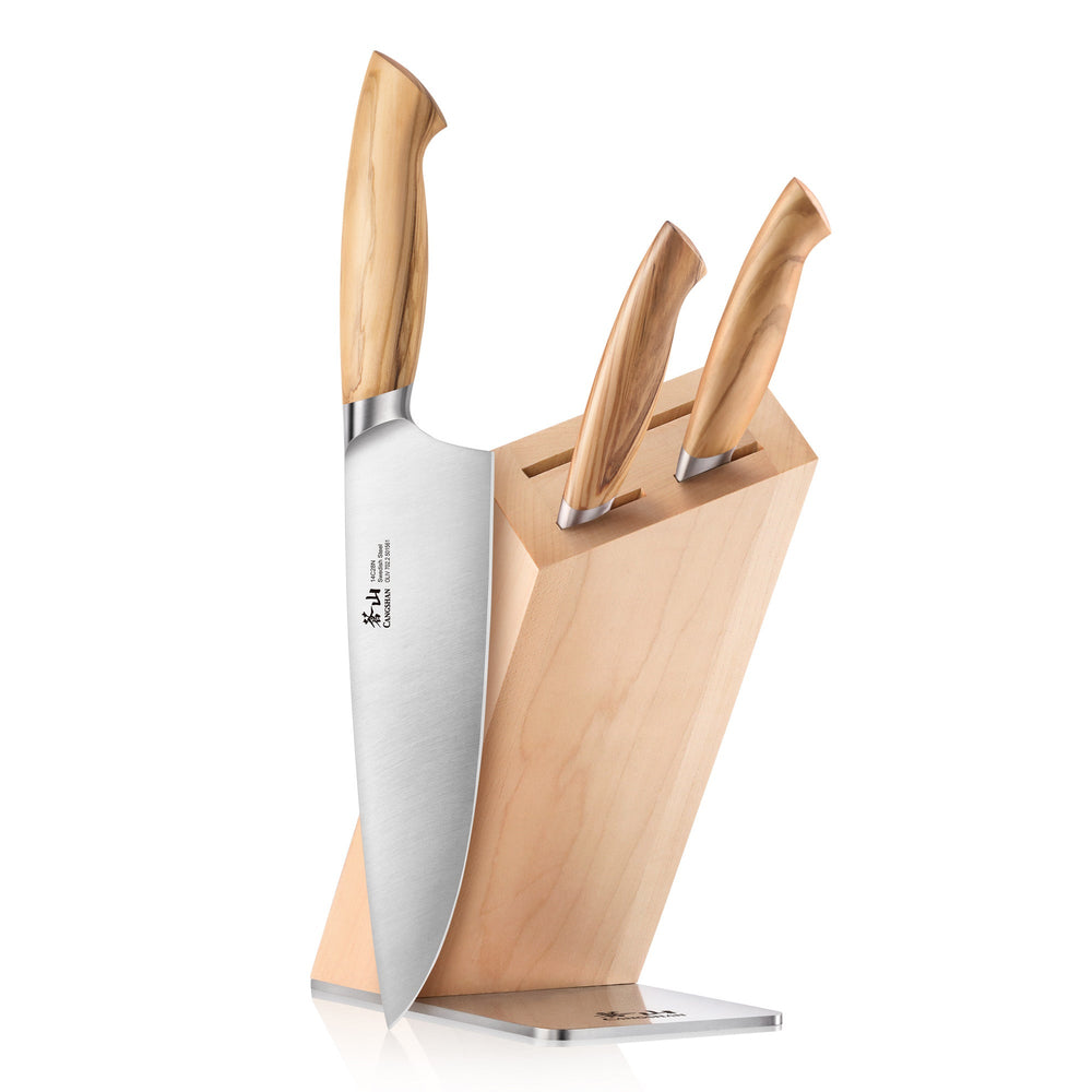 Cangshan 501677 OLIV Series 4-Piece Knife Block Set