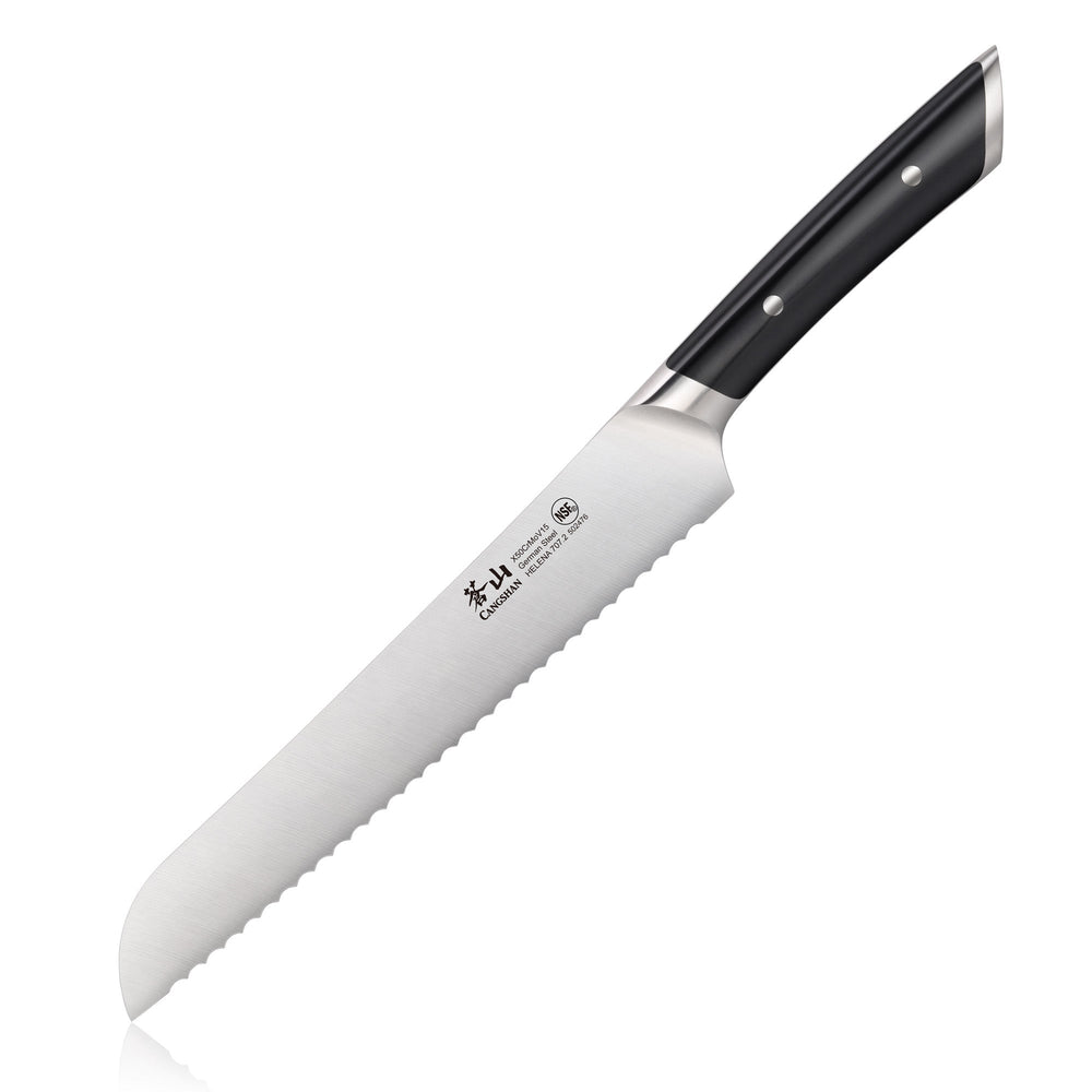 Cangshan 502476 HELENA Series 8-Inch Bread Knife - Black