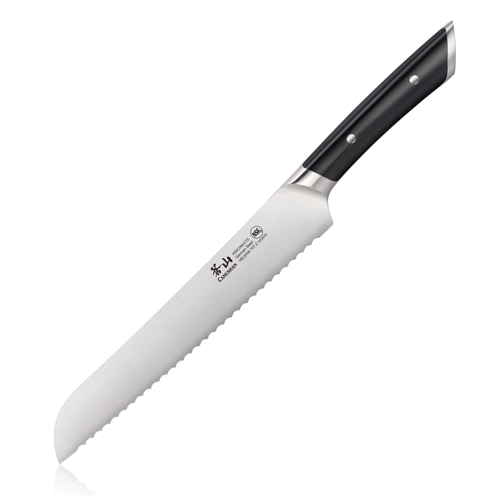 Cangshan 502100 HELENA Series 8-Inch Bread Knife - White