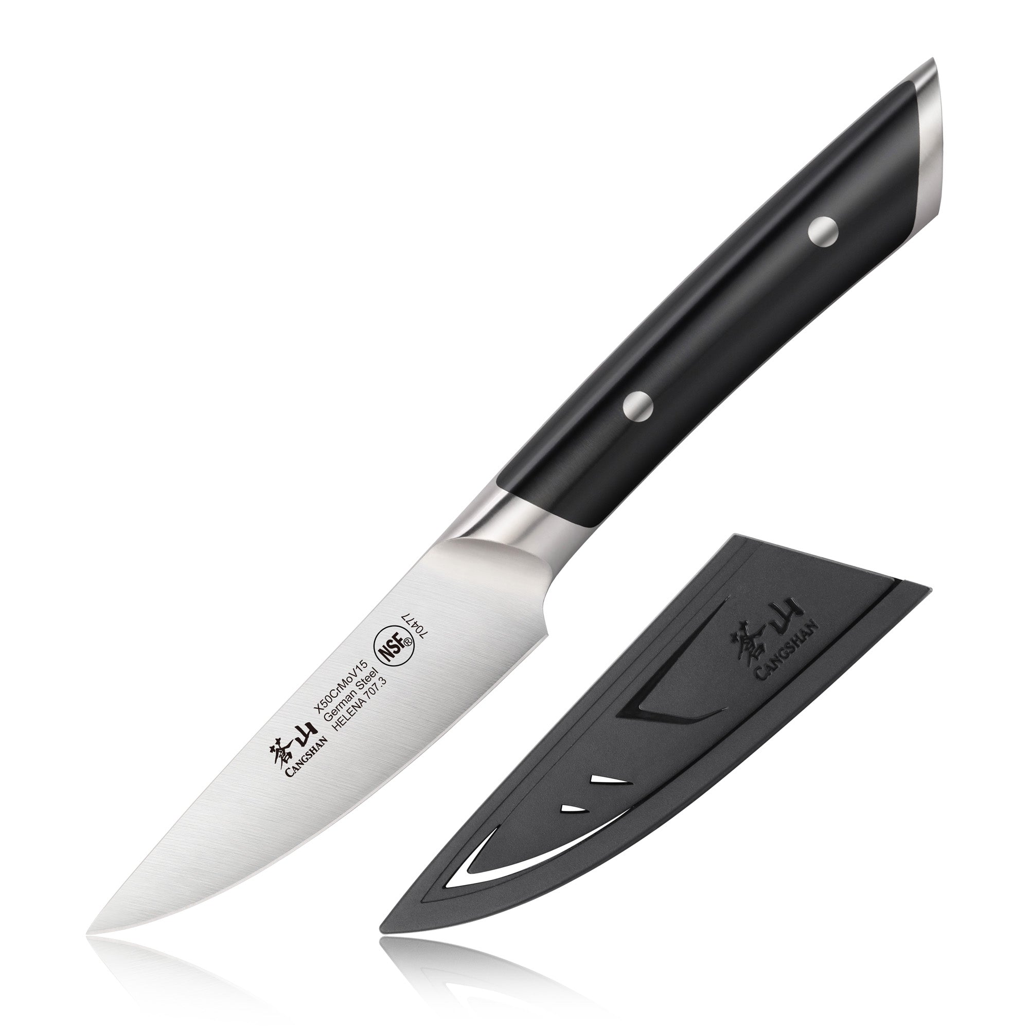 Cangshan 503671 HELENA Series 3.5-Inch Paring Knife - White