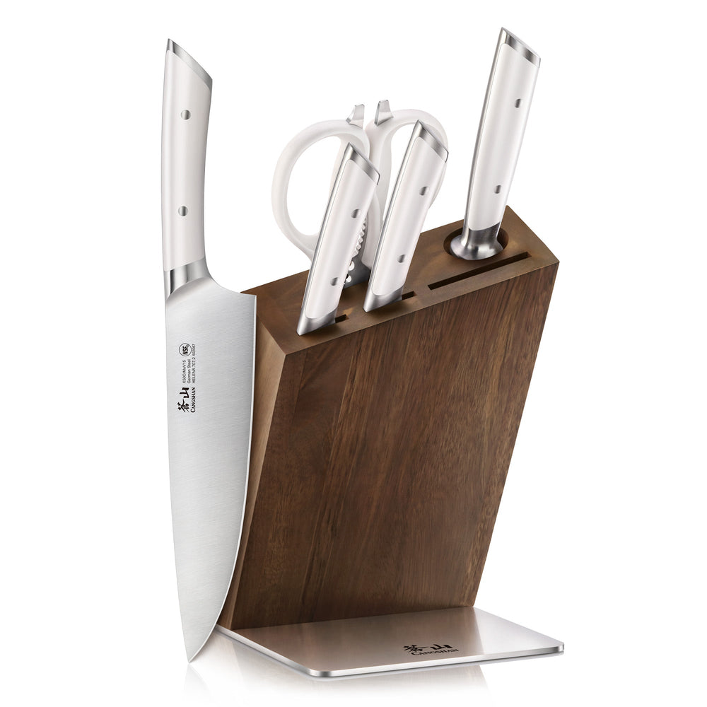 Cangshan 503237 HELENA Series 6-Piece Knife Block Set - 6-Piece / Black