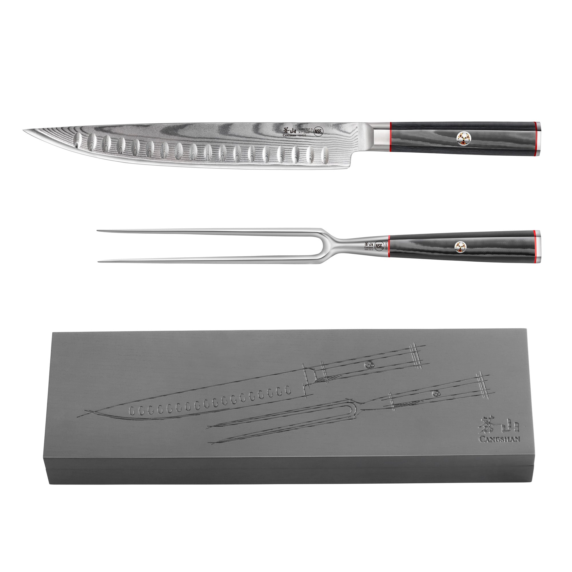Cangshan 501332 YARI Series 2-Piece Carving Set