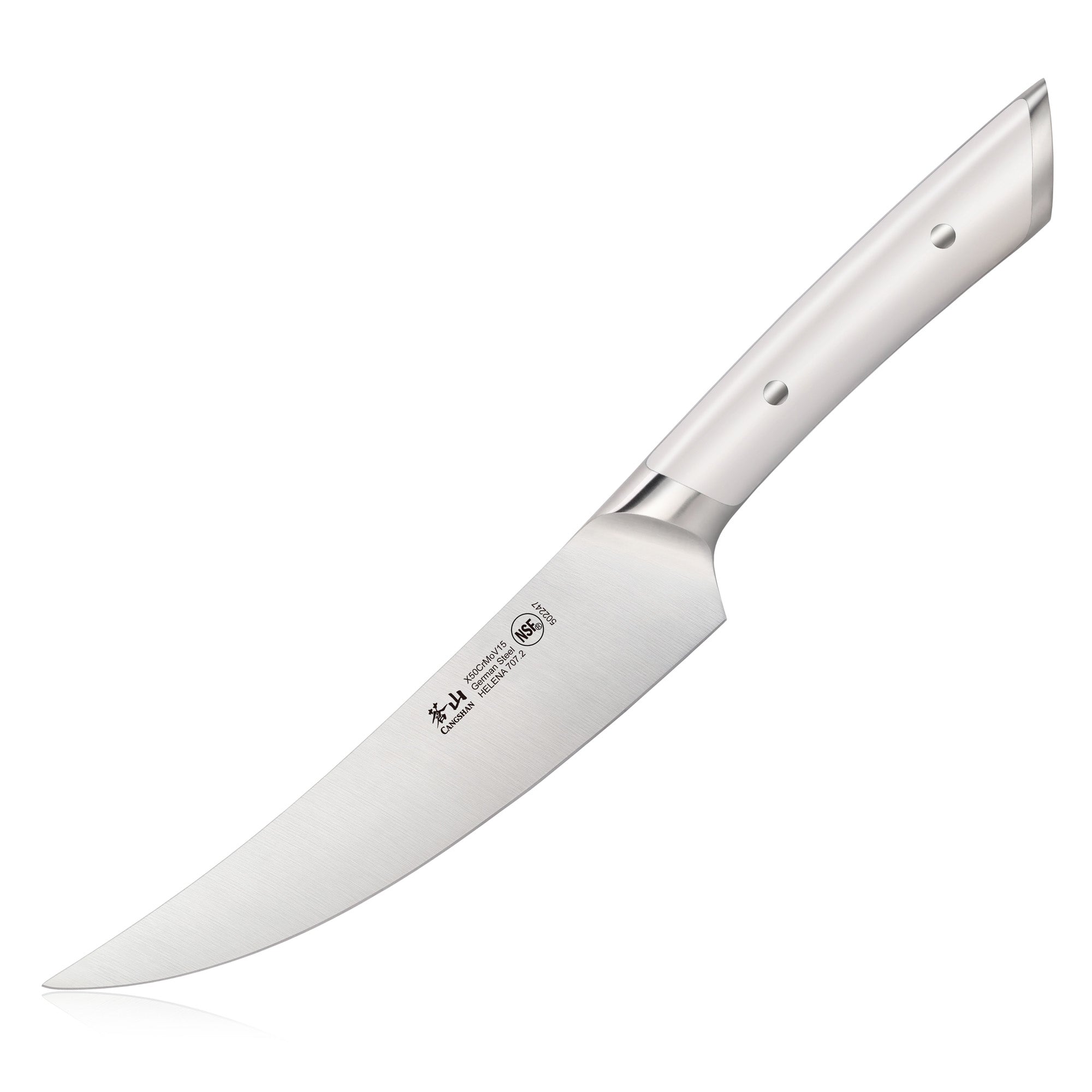 Cangshan 502247 HELENA Series 6-Inch Boning Knife - White