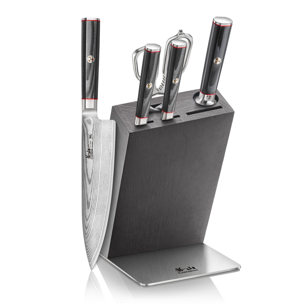 Cangshan 501363 YARI Series 6-Piece Knife Block Set