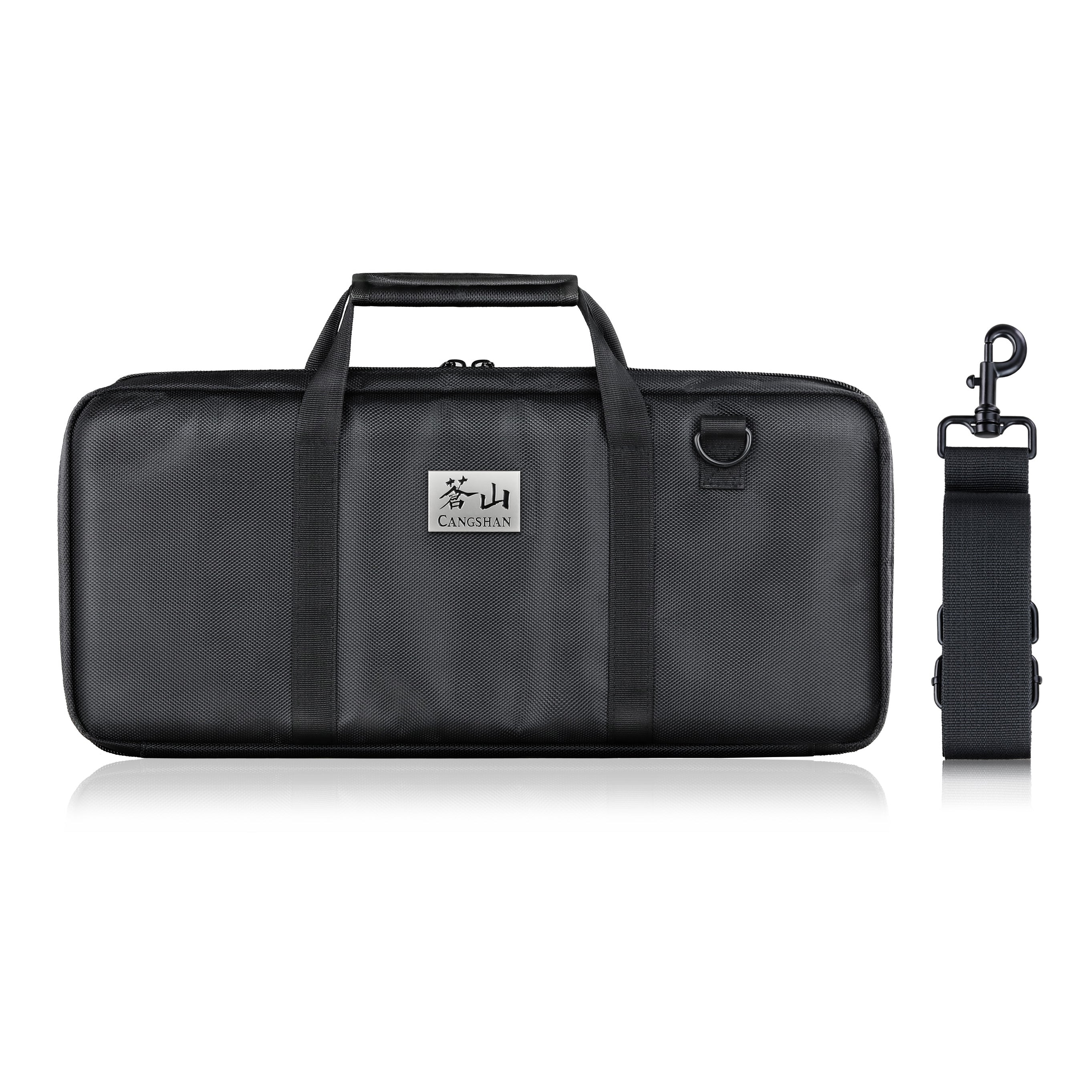 Cangshan 1023770 7-Piece Cut-Resistant Nylon Cutlery Knife Bag with Strap