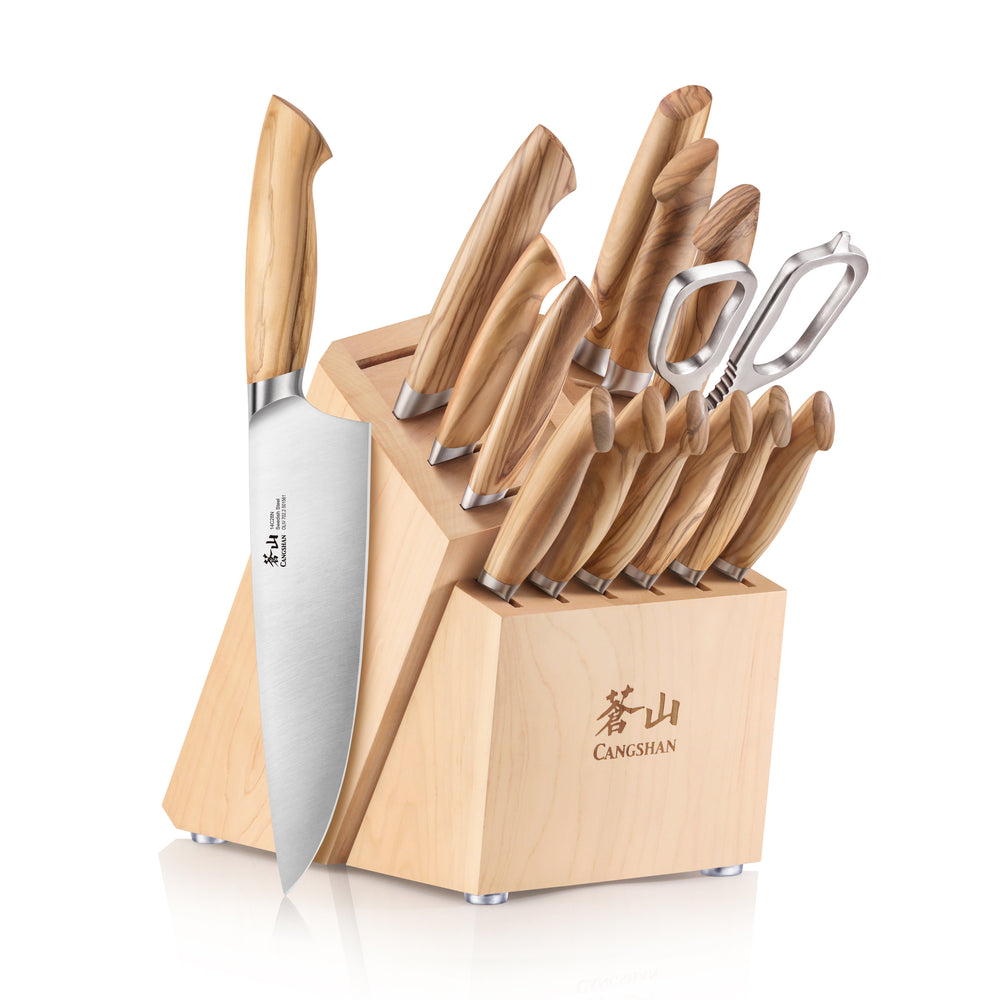 Cangshan 501691 OLIV Series 15-Piece Knife Set