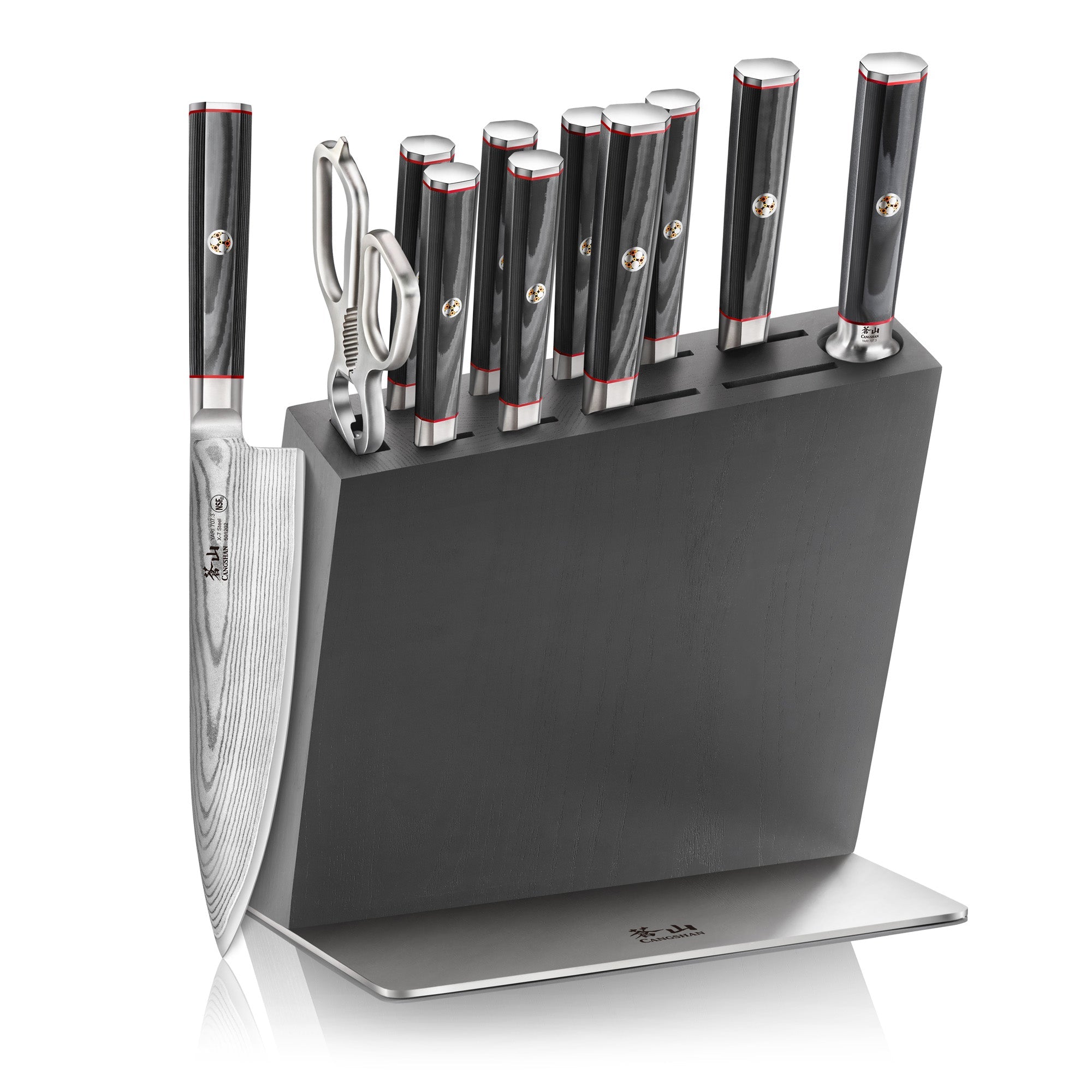 Cangshan 501370 YARI Series 12-Piece Knife Block Set