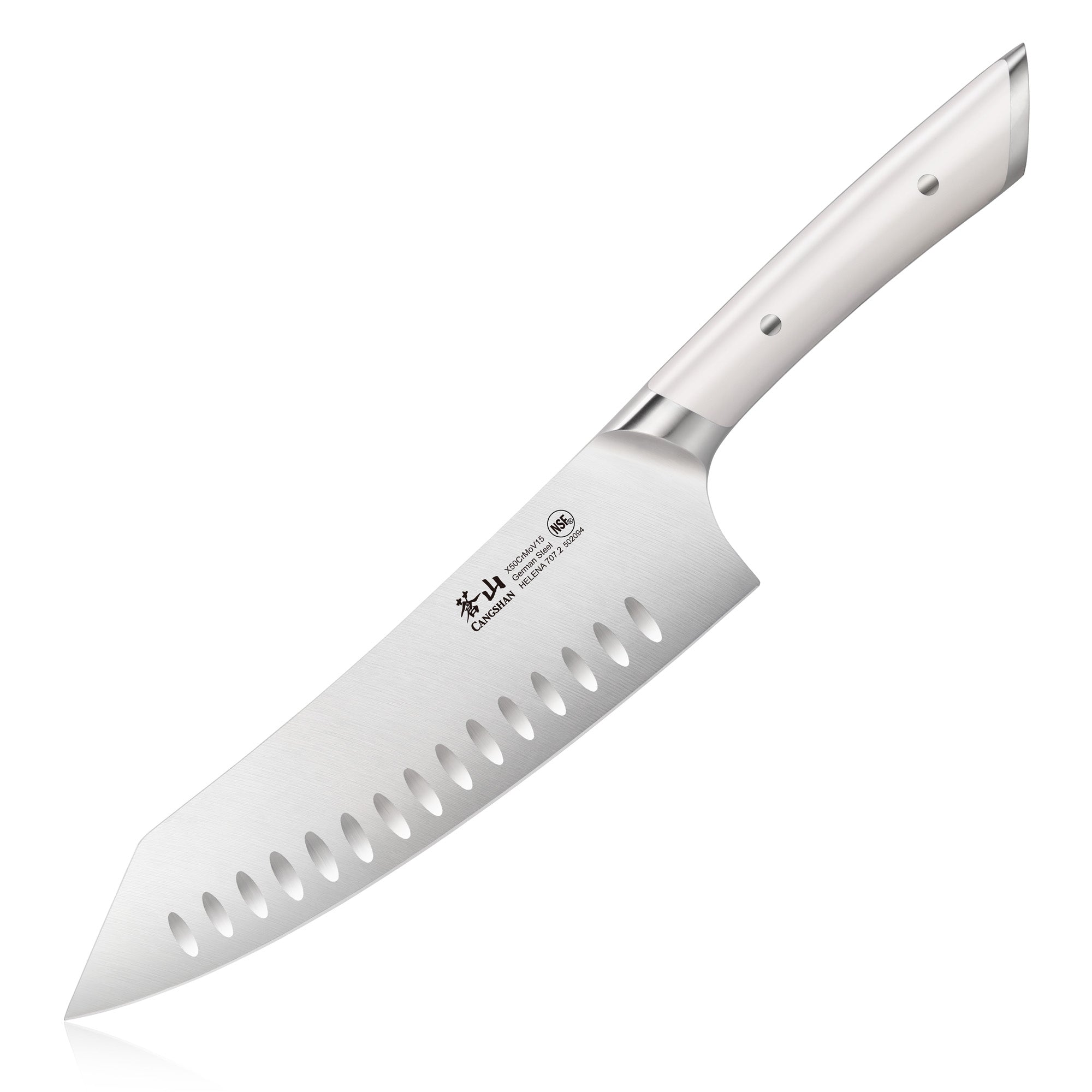 Cangshan 502469 HELENA Series 8-Inch Rocking Chef’s Knife - 8-Inch Rocking / Black