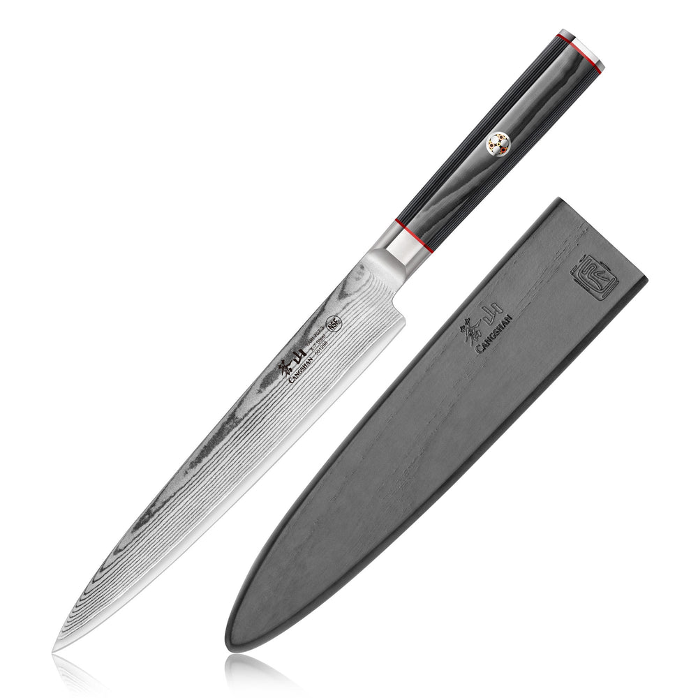 Cangshan 501288 YARI Series 8-Inch Sashimi Knife with Sheath