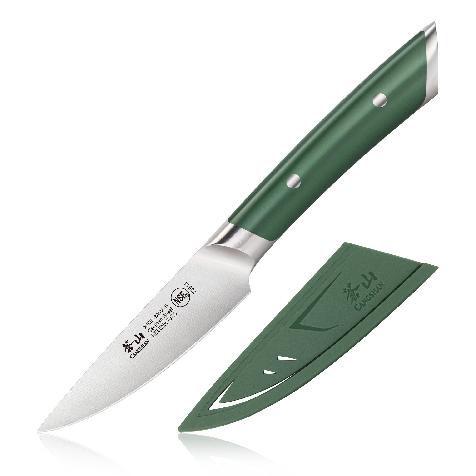 Cangshan 503671 HELENA Series 3.5-Inch Paring Knife - White