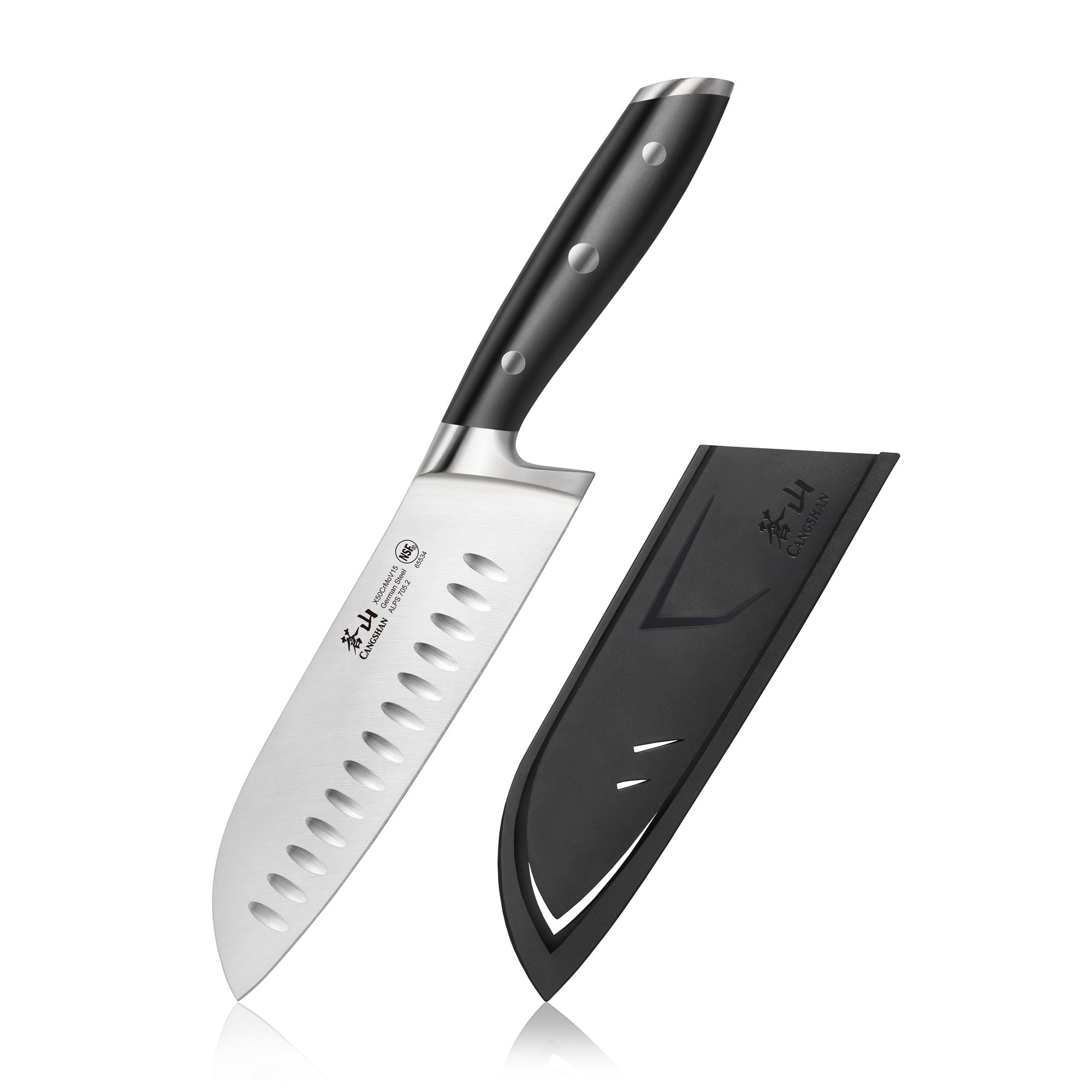 Cangshan 502742 ALPS Series 7-Inch Santoku Knife