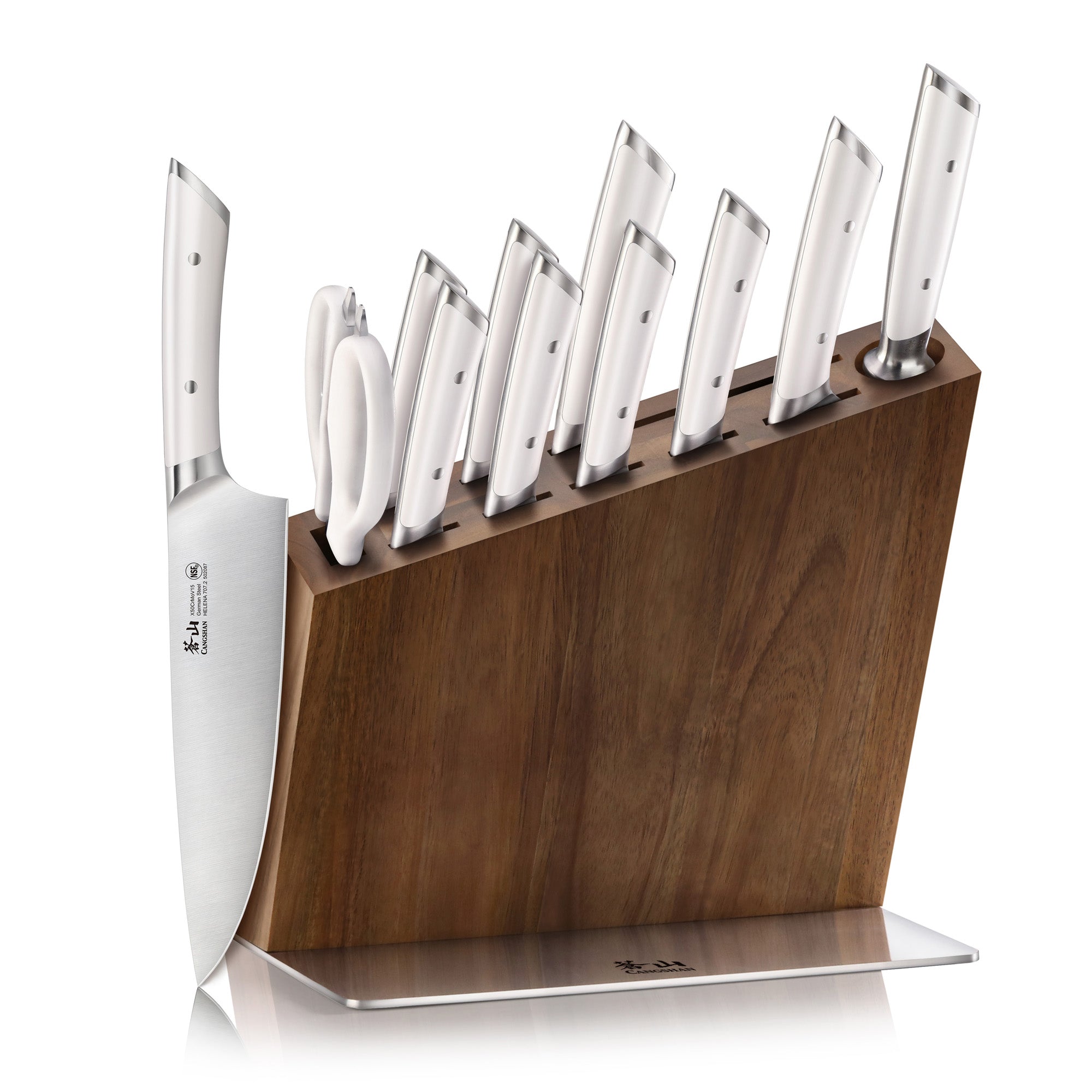 Cangshan 503305 HELENA Series 12-Piece Knife Block Set - 12-Piece / Black