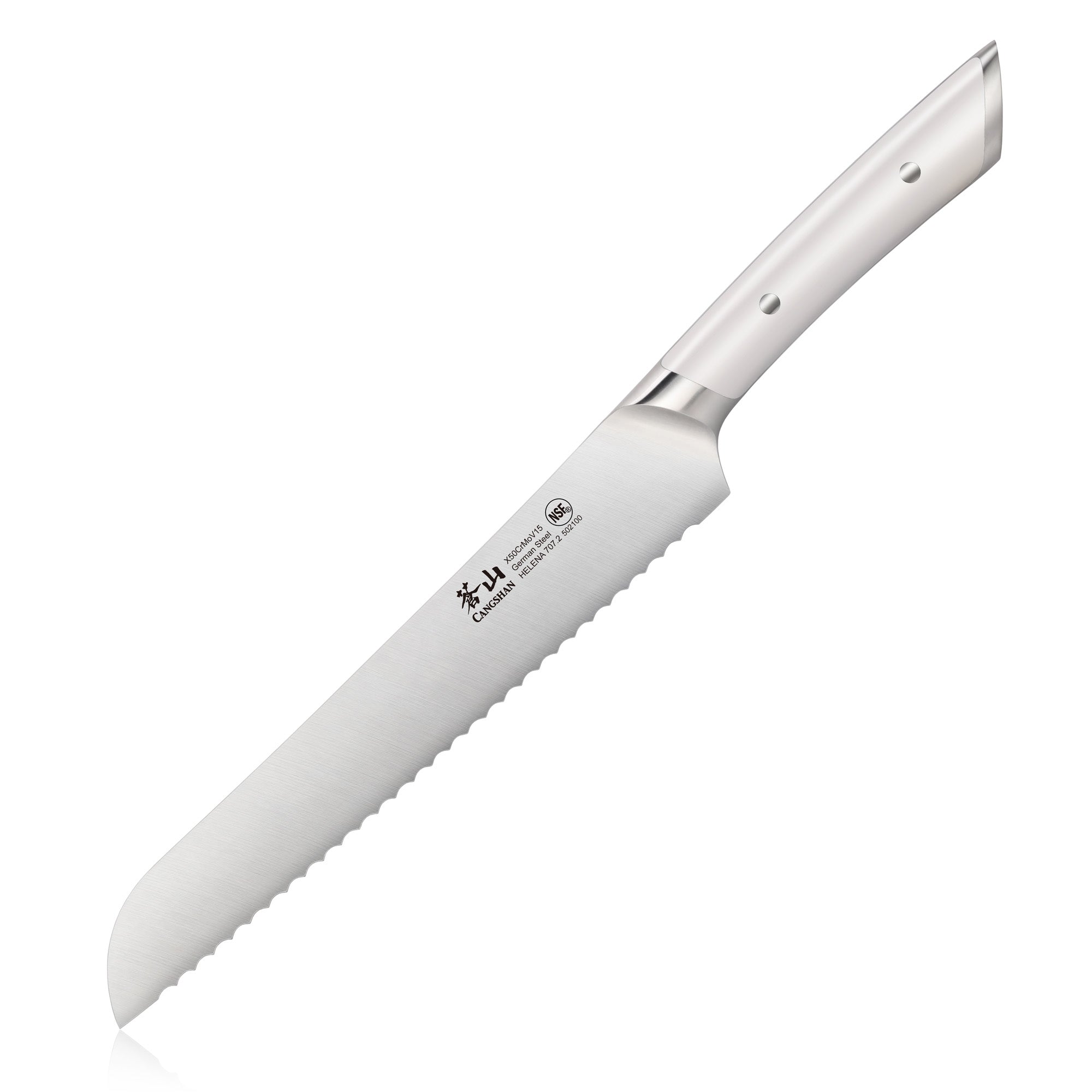 Cangshan 502476 HELENA Series 8-Inch Bread Knife - Black