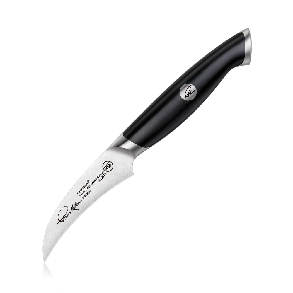 Cangshan 1023916 Thomas Keller Signature Collection 2.75-Inch Peeling Knife - Black