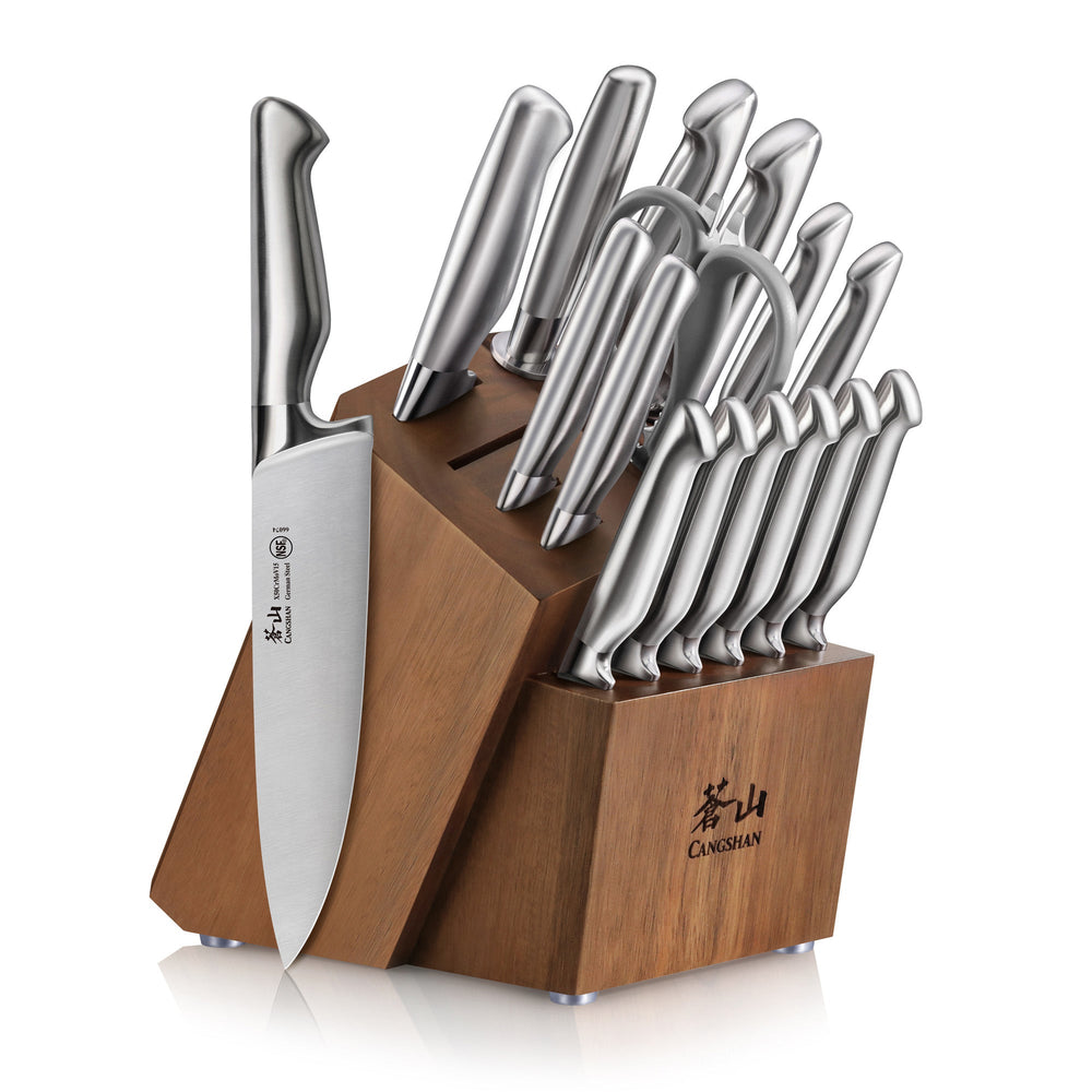 Cangshan 1027051 SANFORD Series 17-Piece Knife Block Set