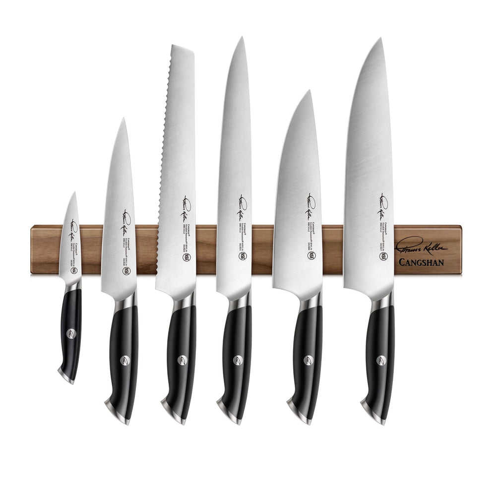 Cangshan 1023787 TKSC 7-Piece Magnetic Knife Bar Set
