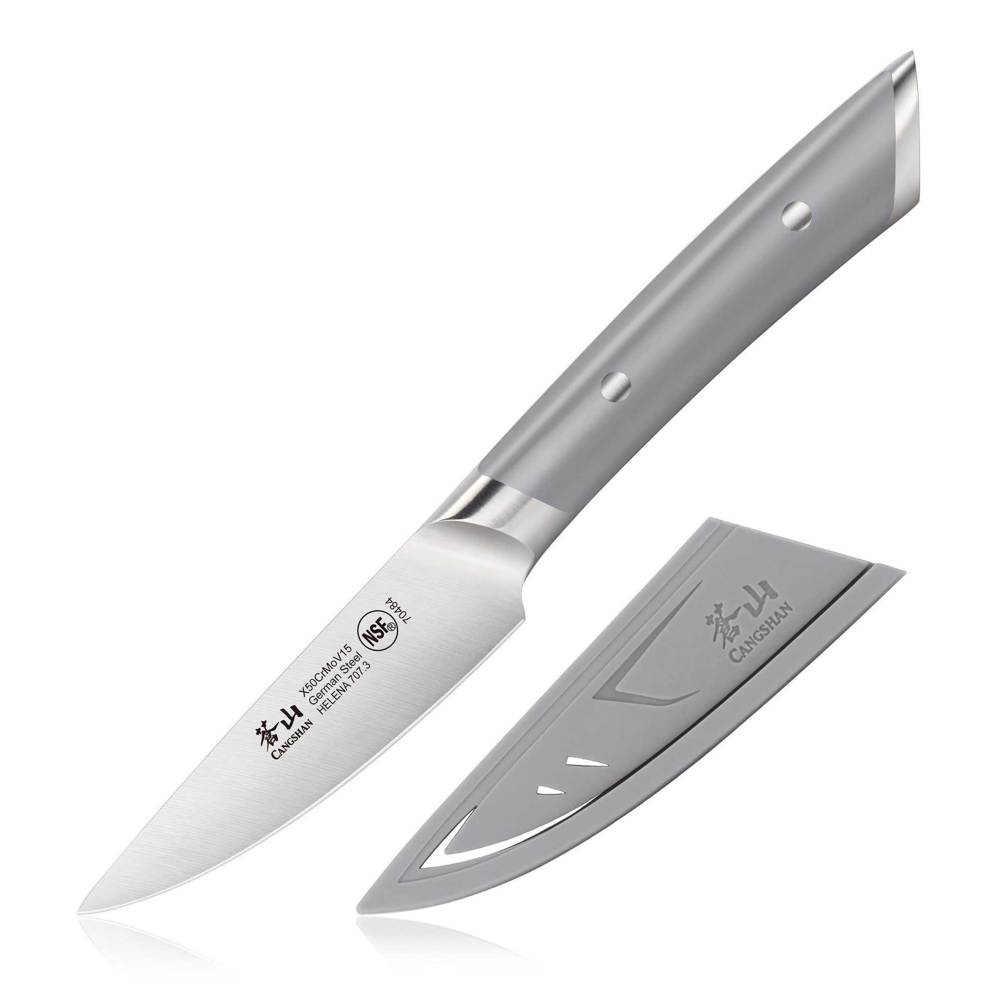 Cangshan 503671 HELENA Series 3.5-Inch Paring Knife - White