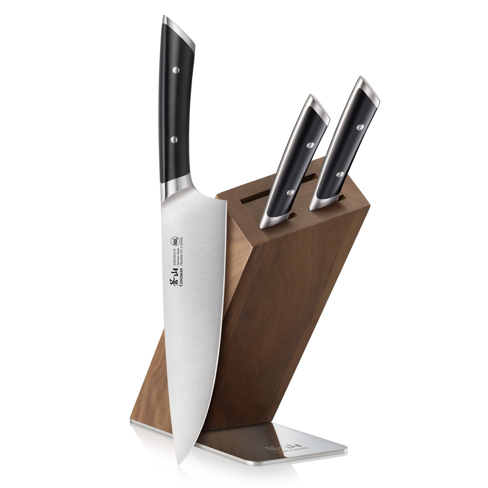 Cangshan 503404 HELENA 4-Piece Knife Block Set - 4-Piece / White