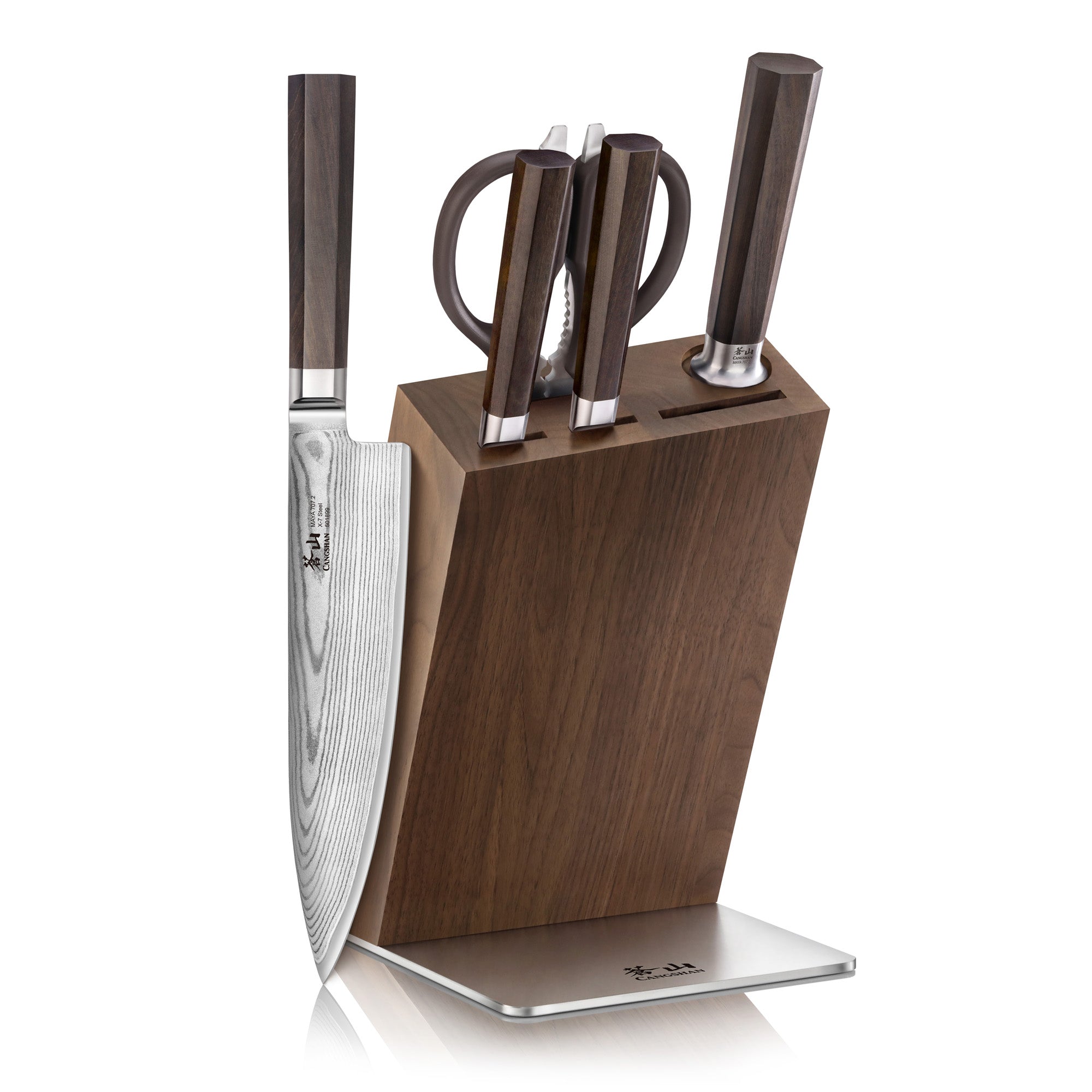 Cangshan 503527 MAYA Series 6-Piece Knife Block Set