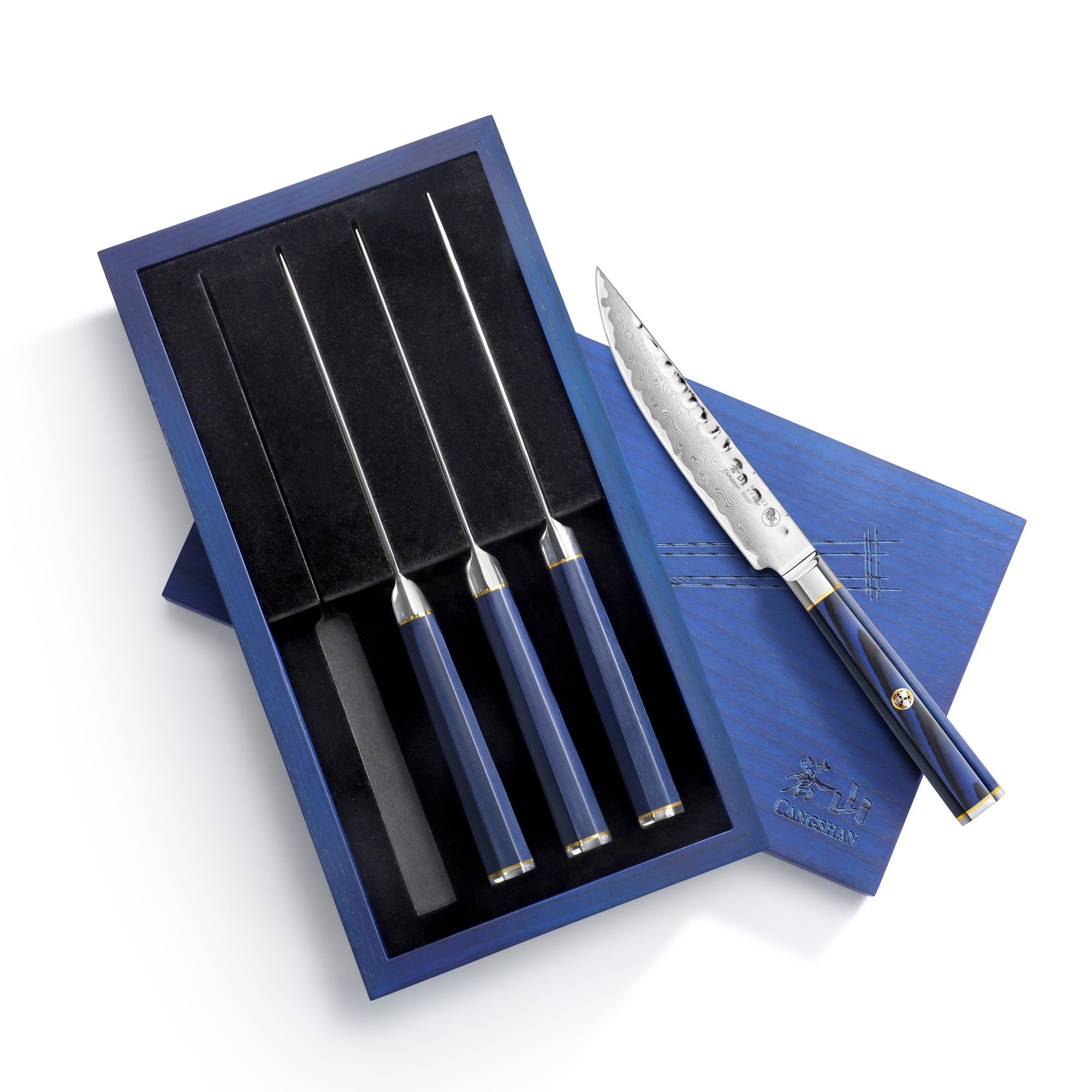 Cangshan 501509 KITA Series 4-Piece Fine Edge Steak Knife Set