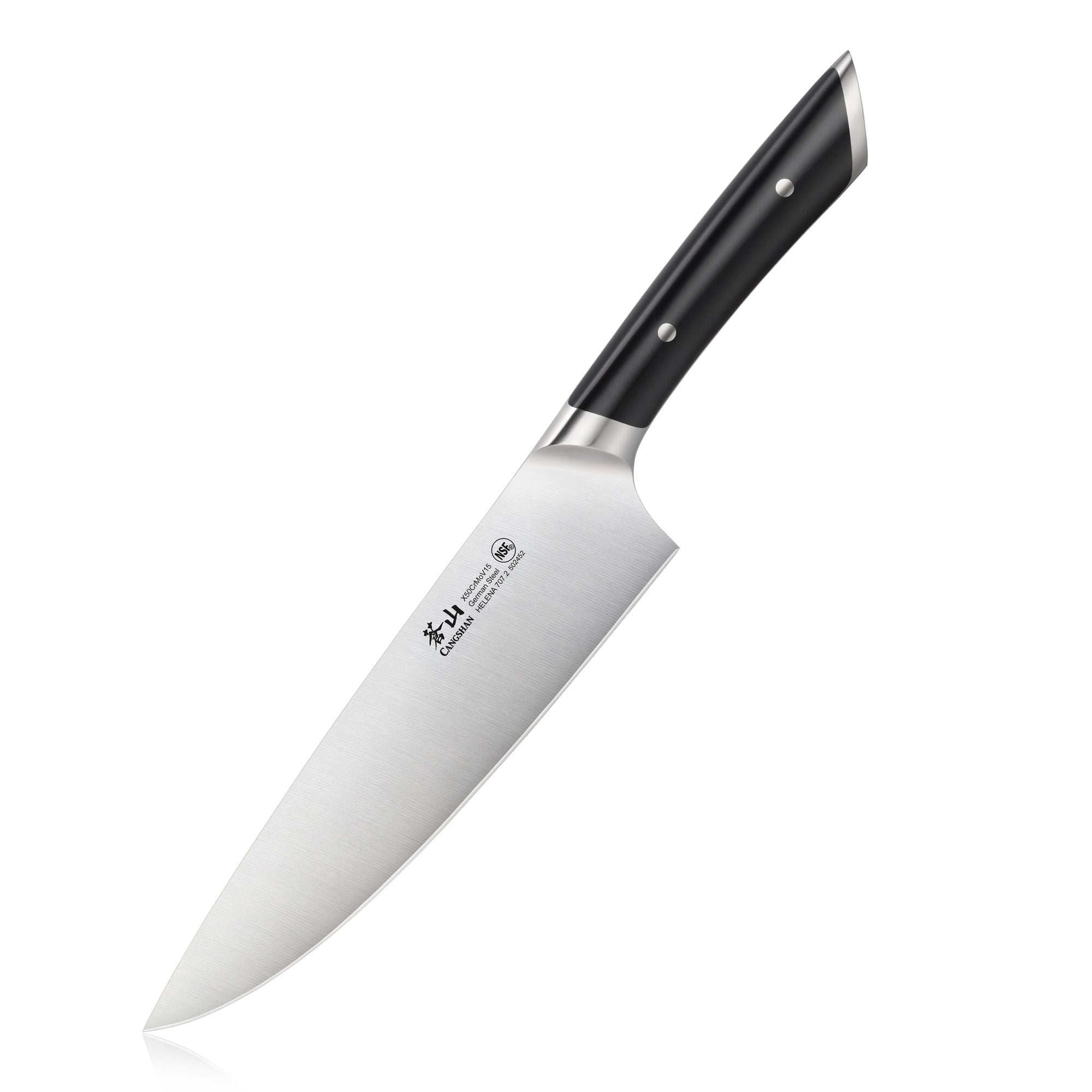 Cangshan 502452 HELENA Series 8-Inch Chef's Knife - 8-Inch / Black