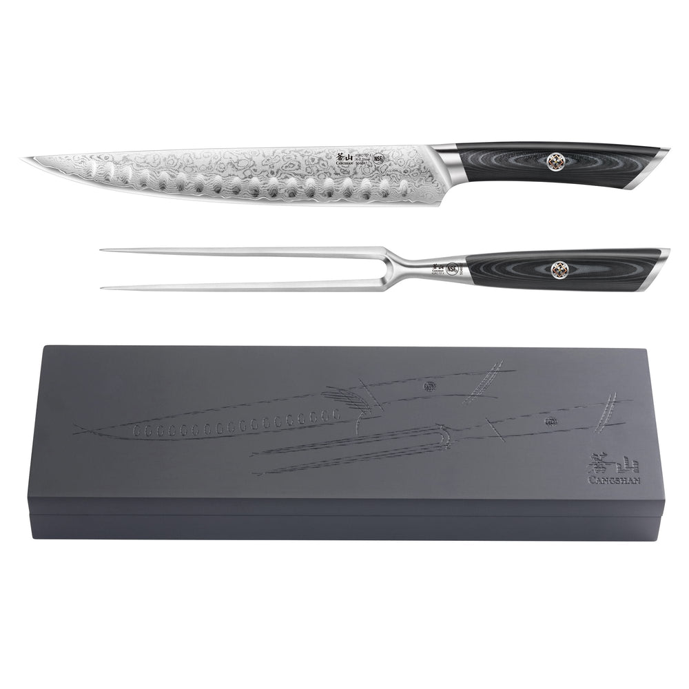 Cangshan 504302 KURO Series 2-Piece Carving Set