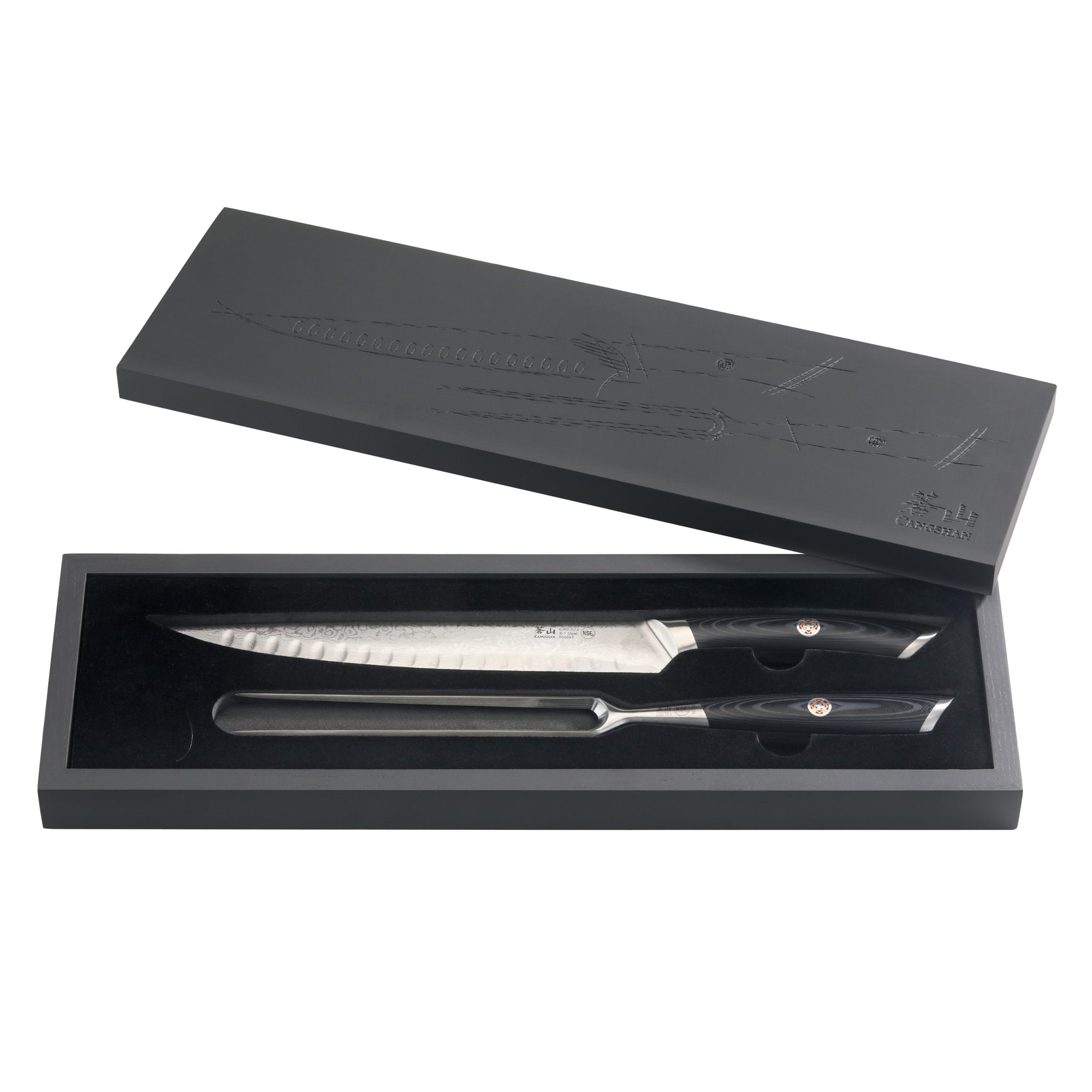 Cangshan 504302 KURO Series 2-Piece Carving Set