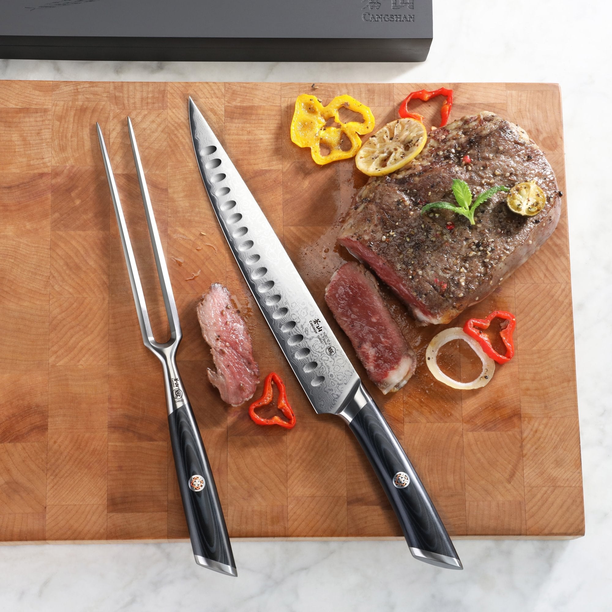 Cangshan 504302 KURO Series 2-Piece Carving Set