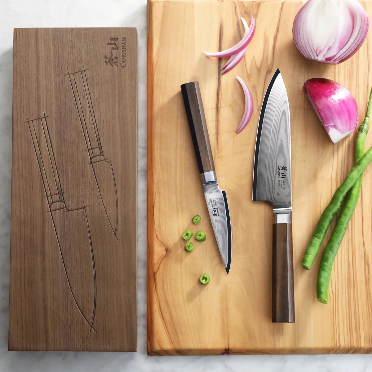 Cangshan 503770 MAYA Series 2-Piece Starter Knife Set