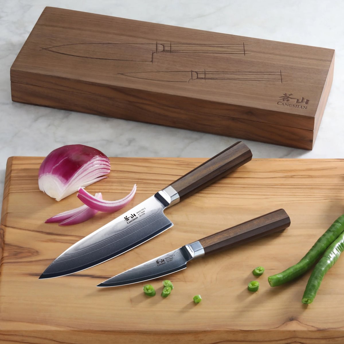 Cangshan 503770 MAYA Series 2-Piece Starter Knife Set