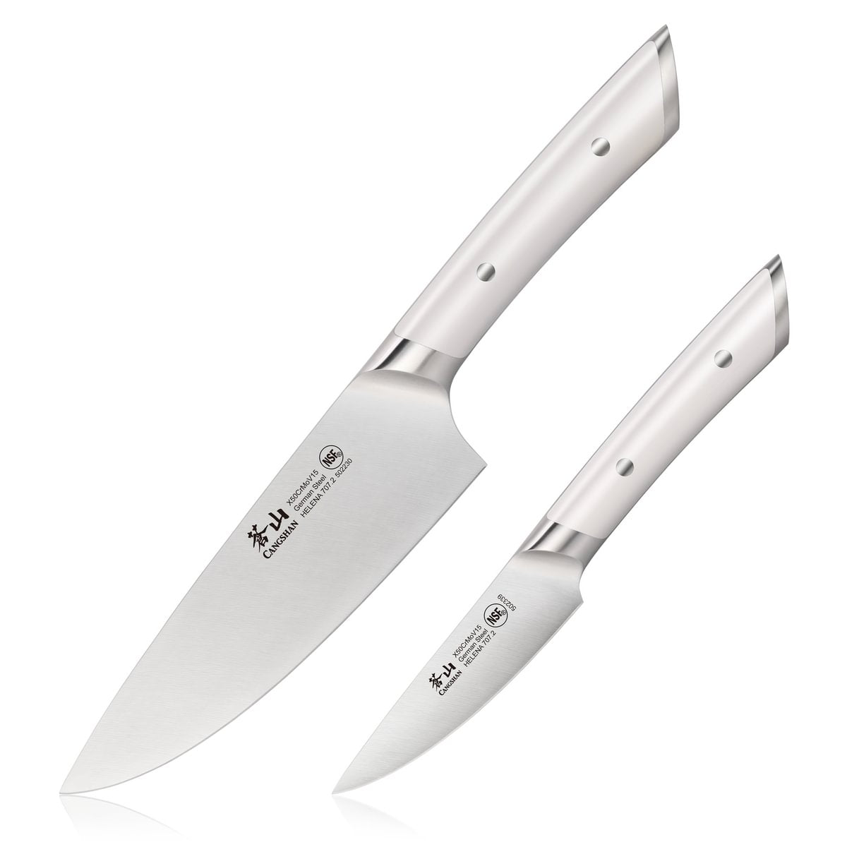 Cangshan 503190 HELENA Series 2-Piece Starter Knife Set - Black