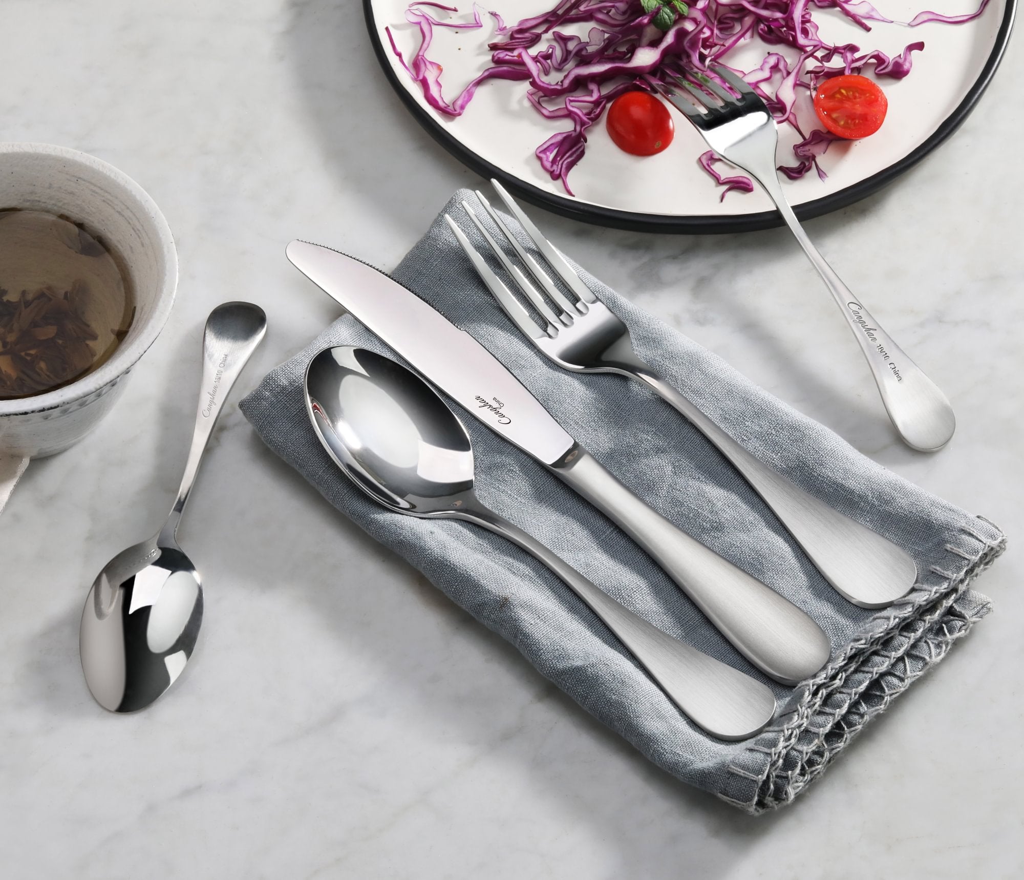 Cangshan 504982 RAIN Series 20-Piece Flatware Set