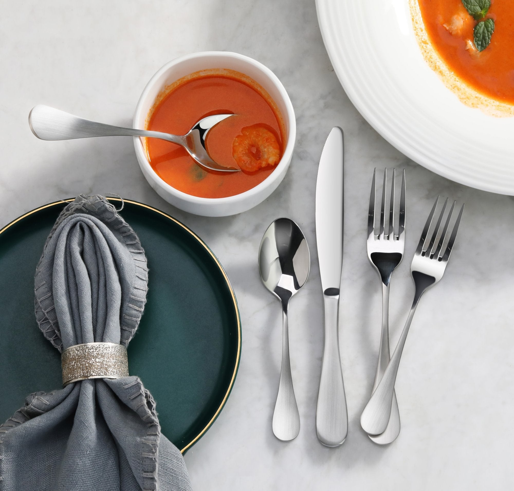 Cangshan 504982 RAIN Series 20-Piece Flatware Set
