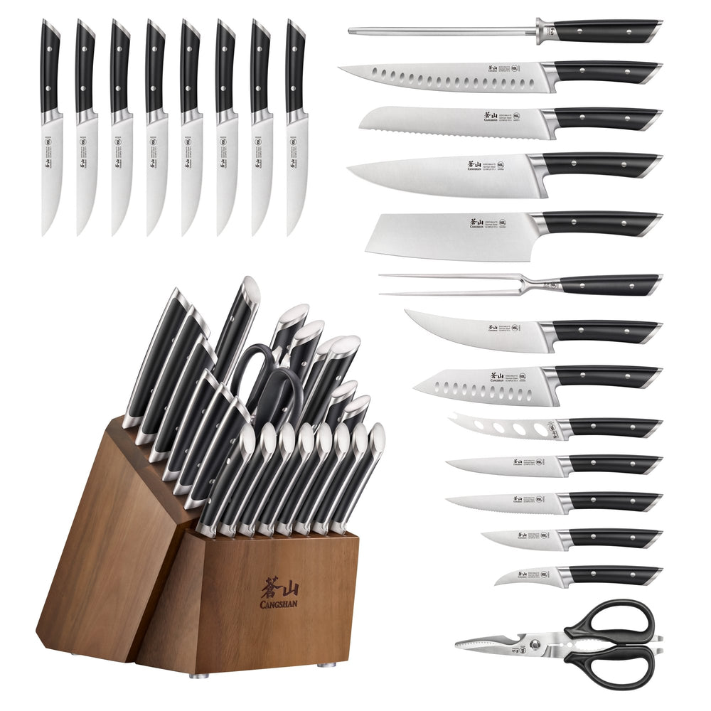 Cangshan 504203 OLYMPUS Series 23-Piece Knife Block Set