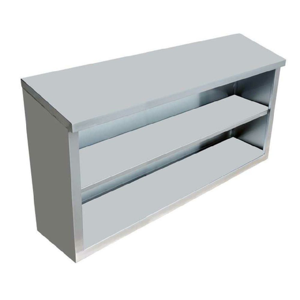 Omcan 46409 48 Inch Wall-mounted Solid Shelf 18 Gauge Stainless Steel